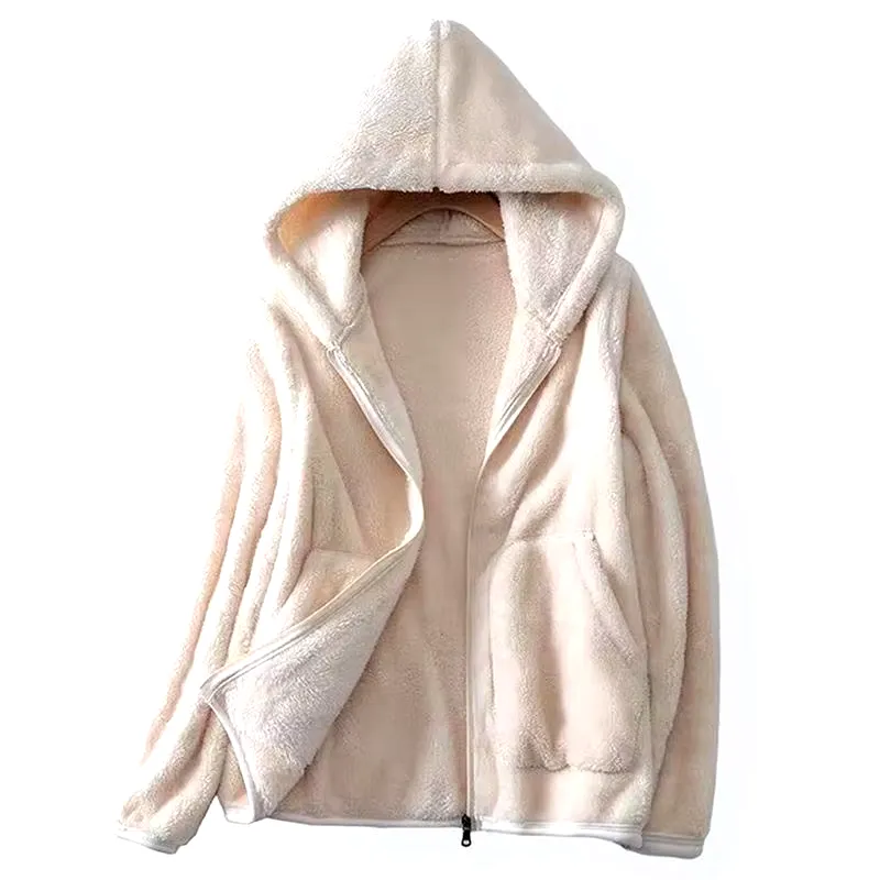Fleece Jacket – Hooded & Relaxed Fit – Cosy Casual Look