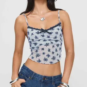 Floral Fantasy Ruched Cami