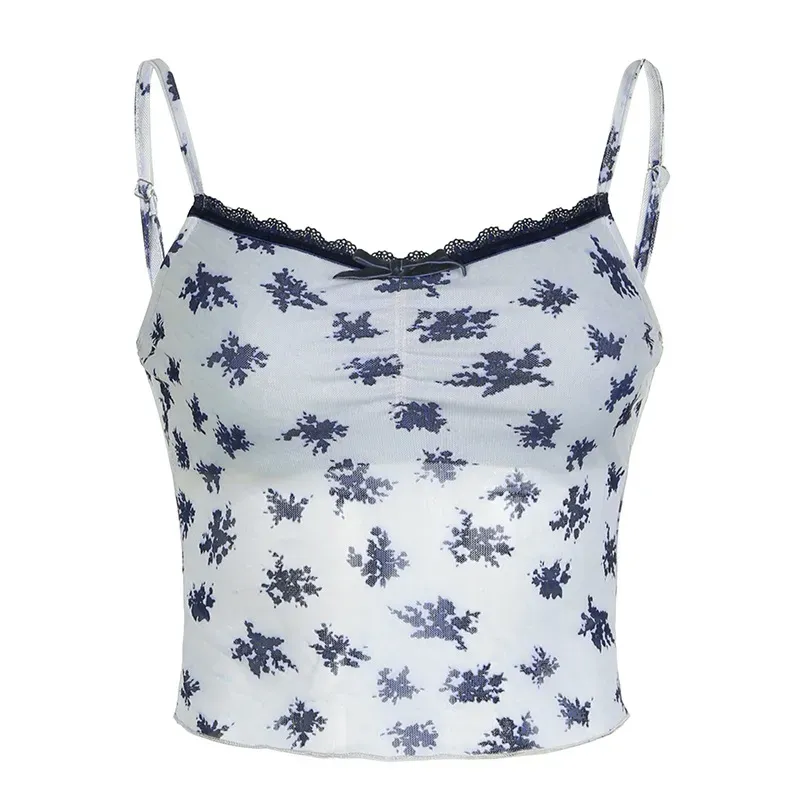 Floral Fantasy Ruched Cami