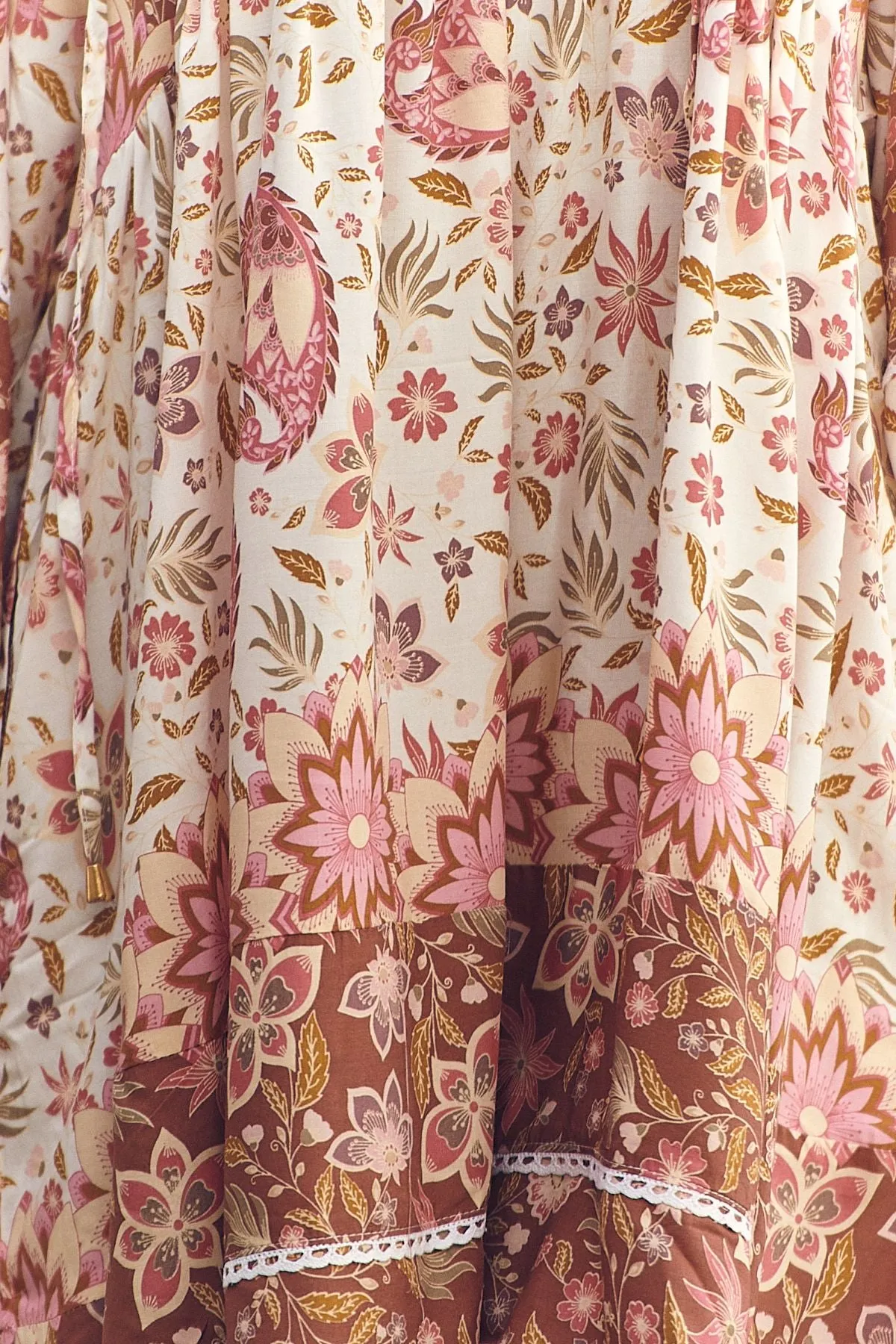 Flower Fields Print Adela Mini Dress