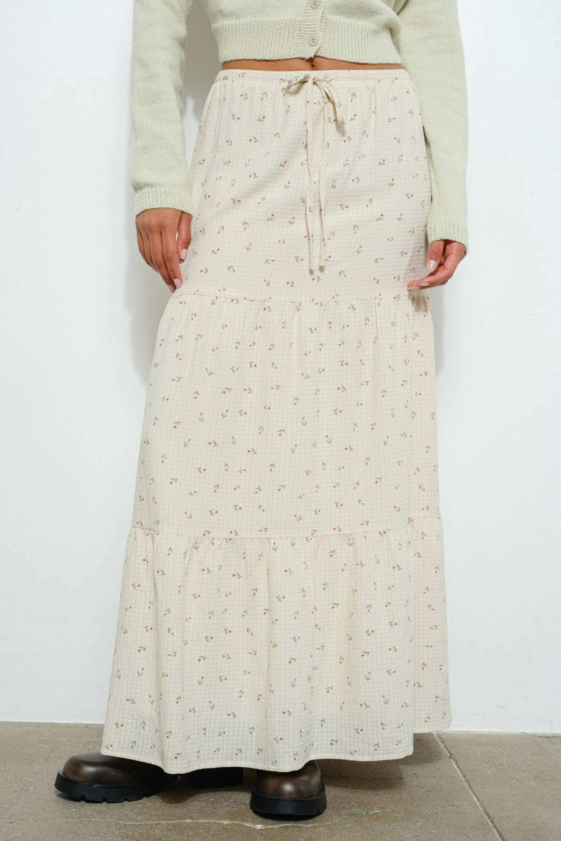 Flower Garden Maxi Skirt