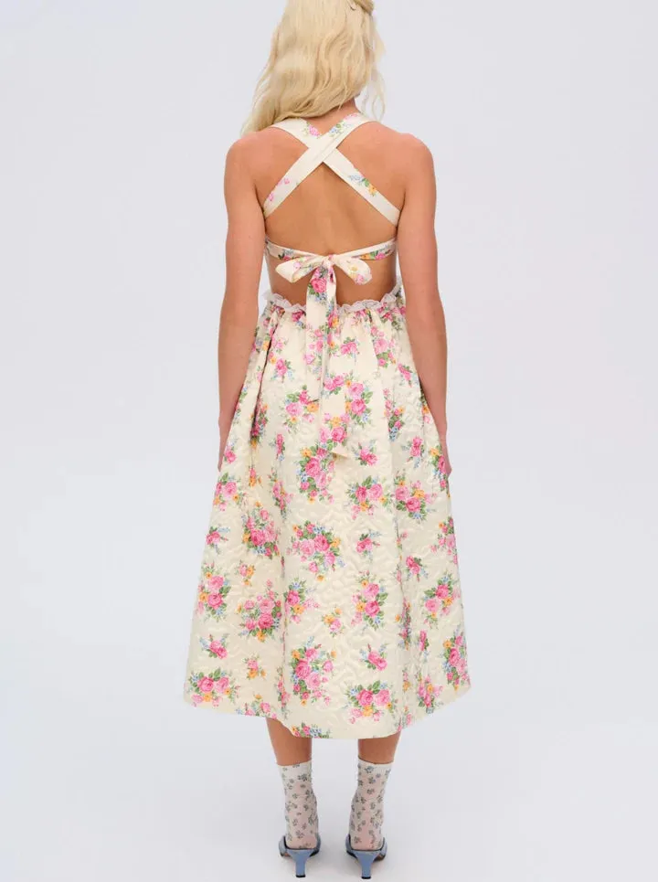 For Love & Lemons Amandine Midi Dress