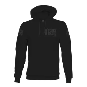 FORCE RADIO.LIVE GREY TAG HOODIE