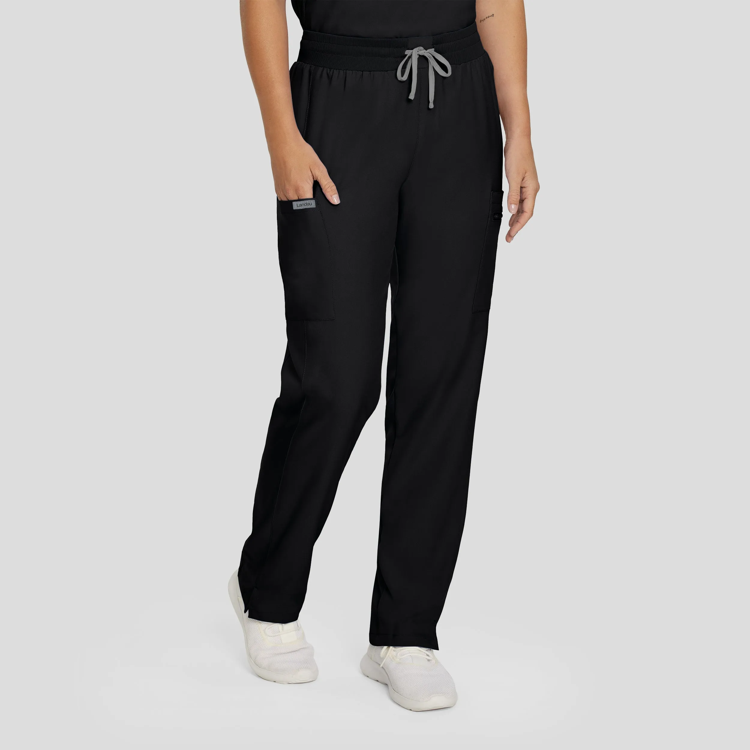 Forward LB400 Women's Cargo Scrub Pants Black