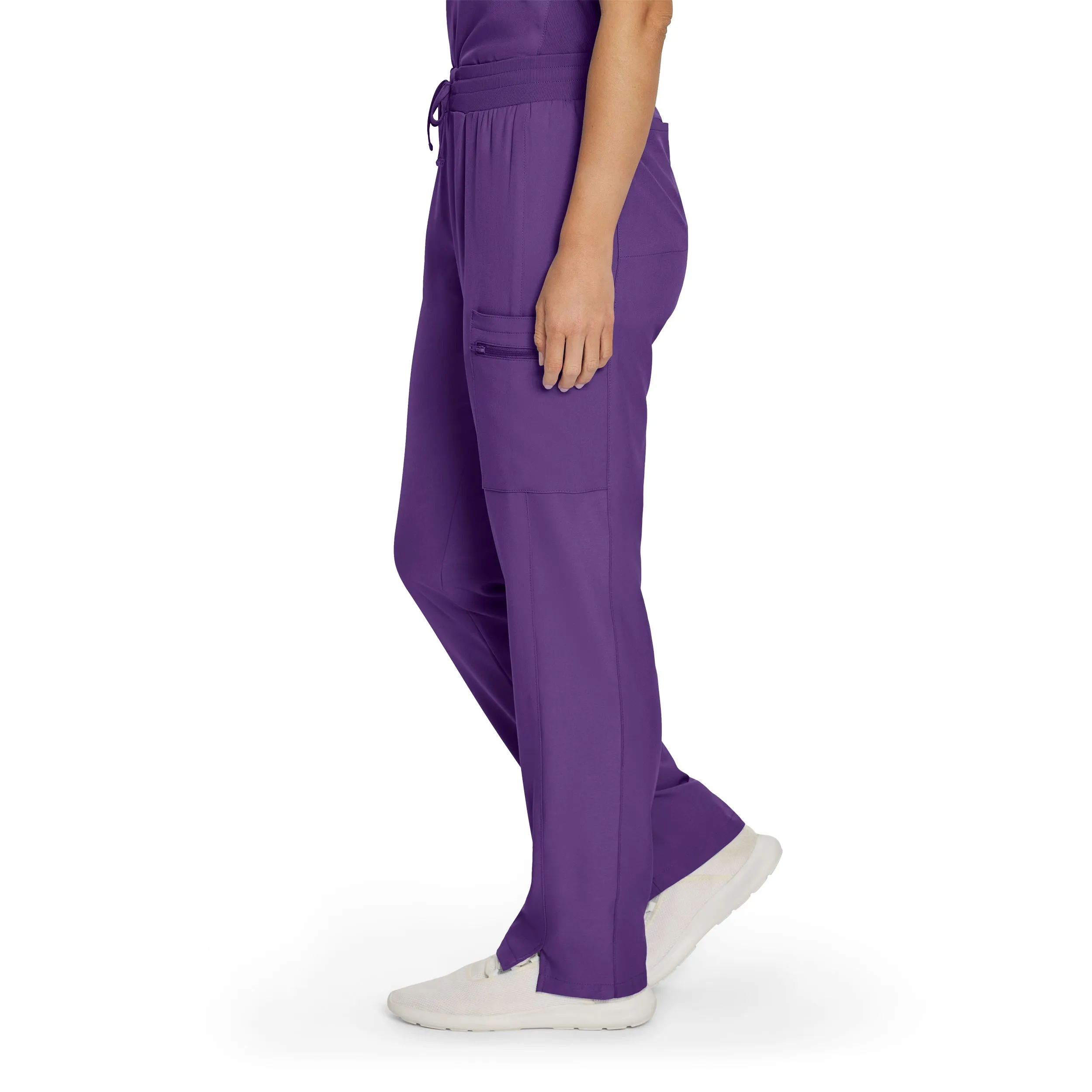Forward LB400 Women's Cargo Scrub Pants Eggplant