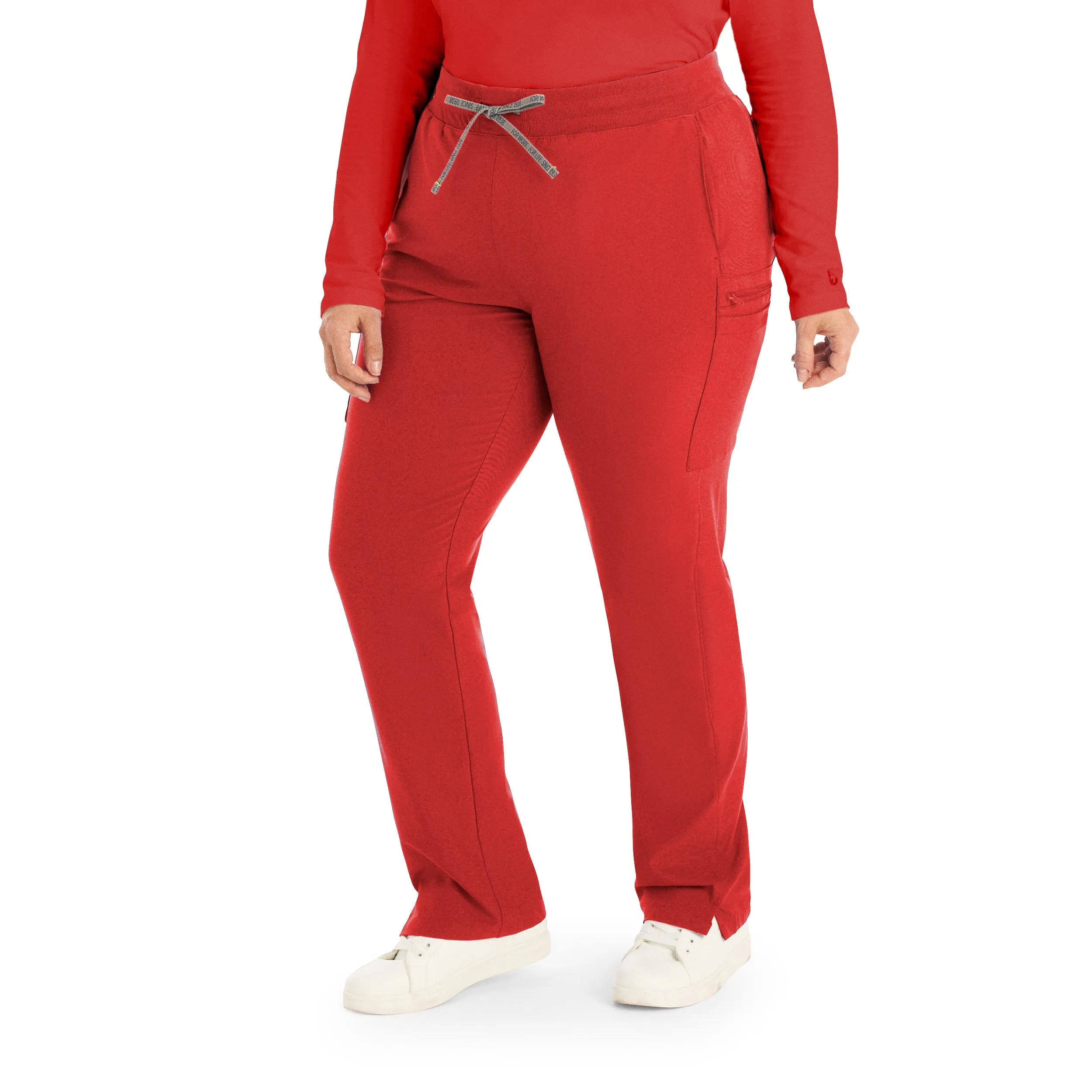 Forward LB400 Women's Cargo Scrub Pants Red