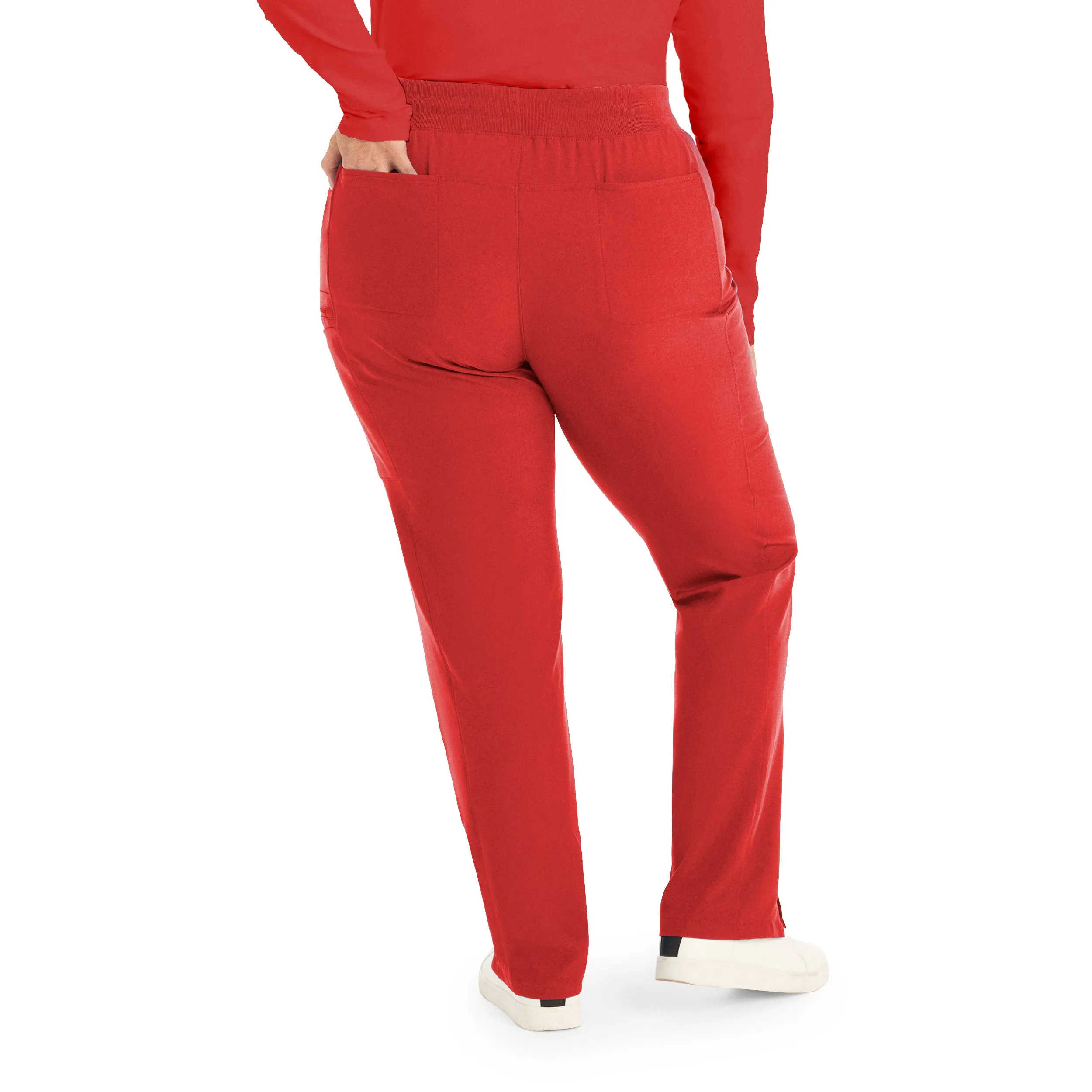 Forward LB400 Women's Cargo Scrub Pants Red