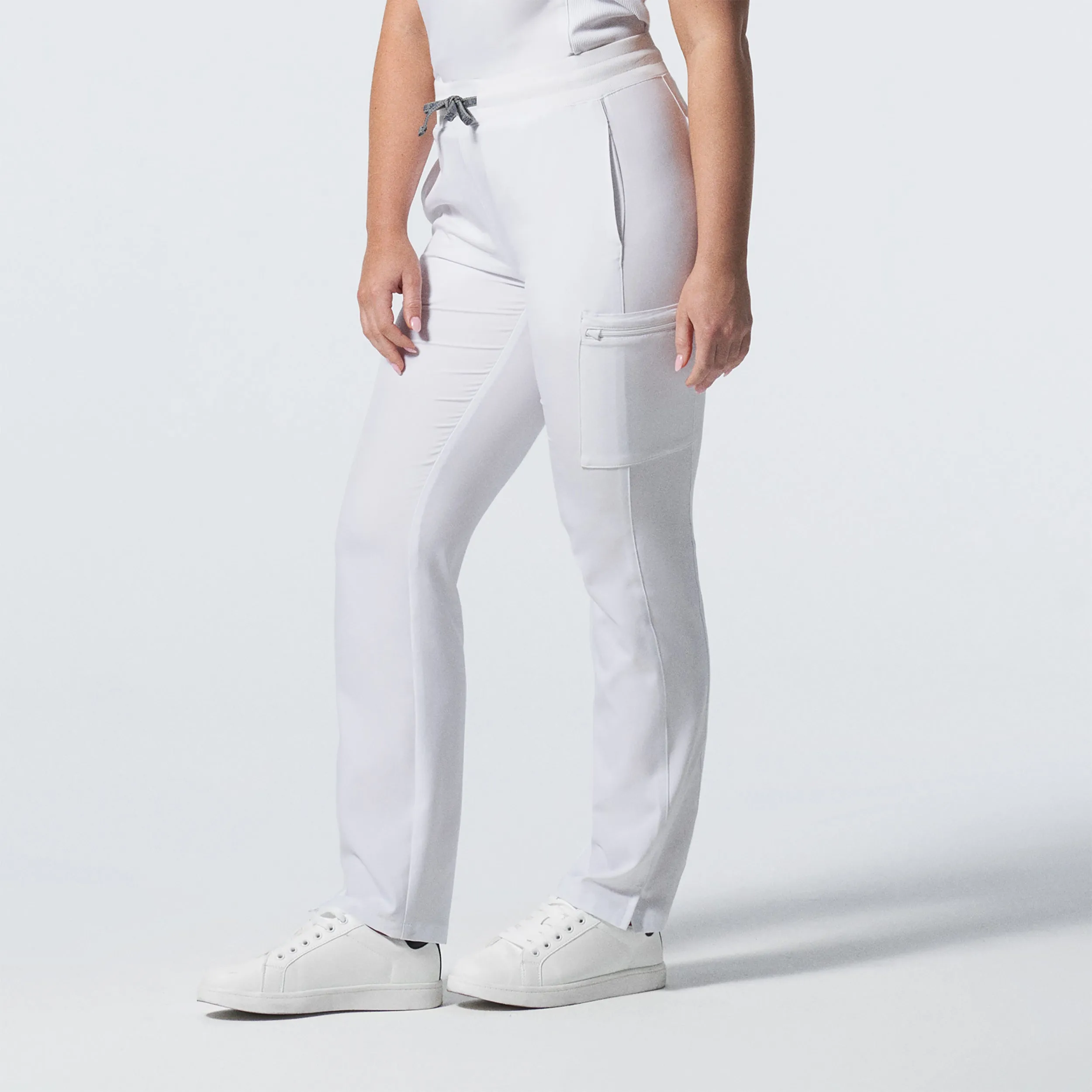 Forward LB400 Women's Cargo Scrub Pants White