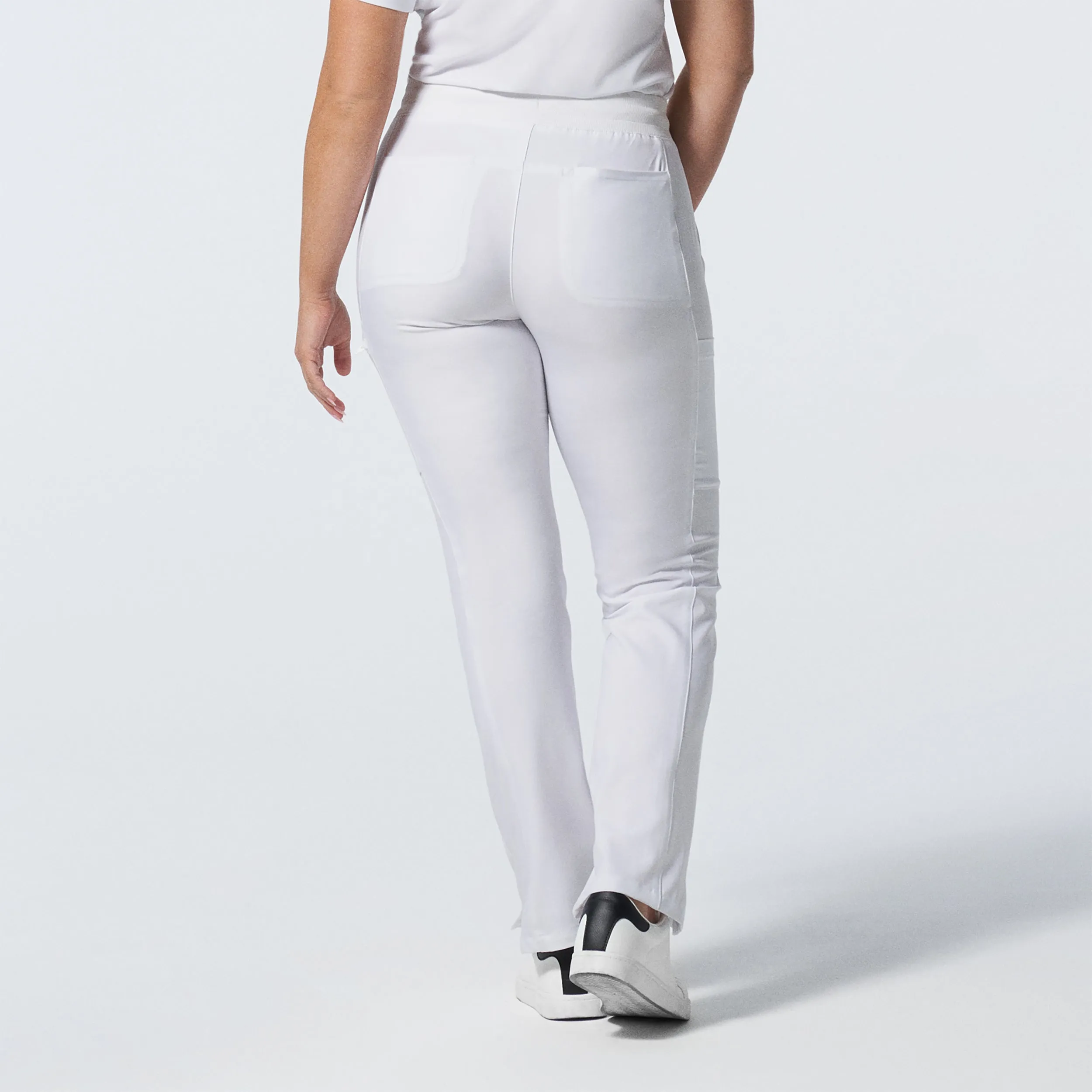 Forward LB400 Women's Cargo Scrub Pants White