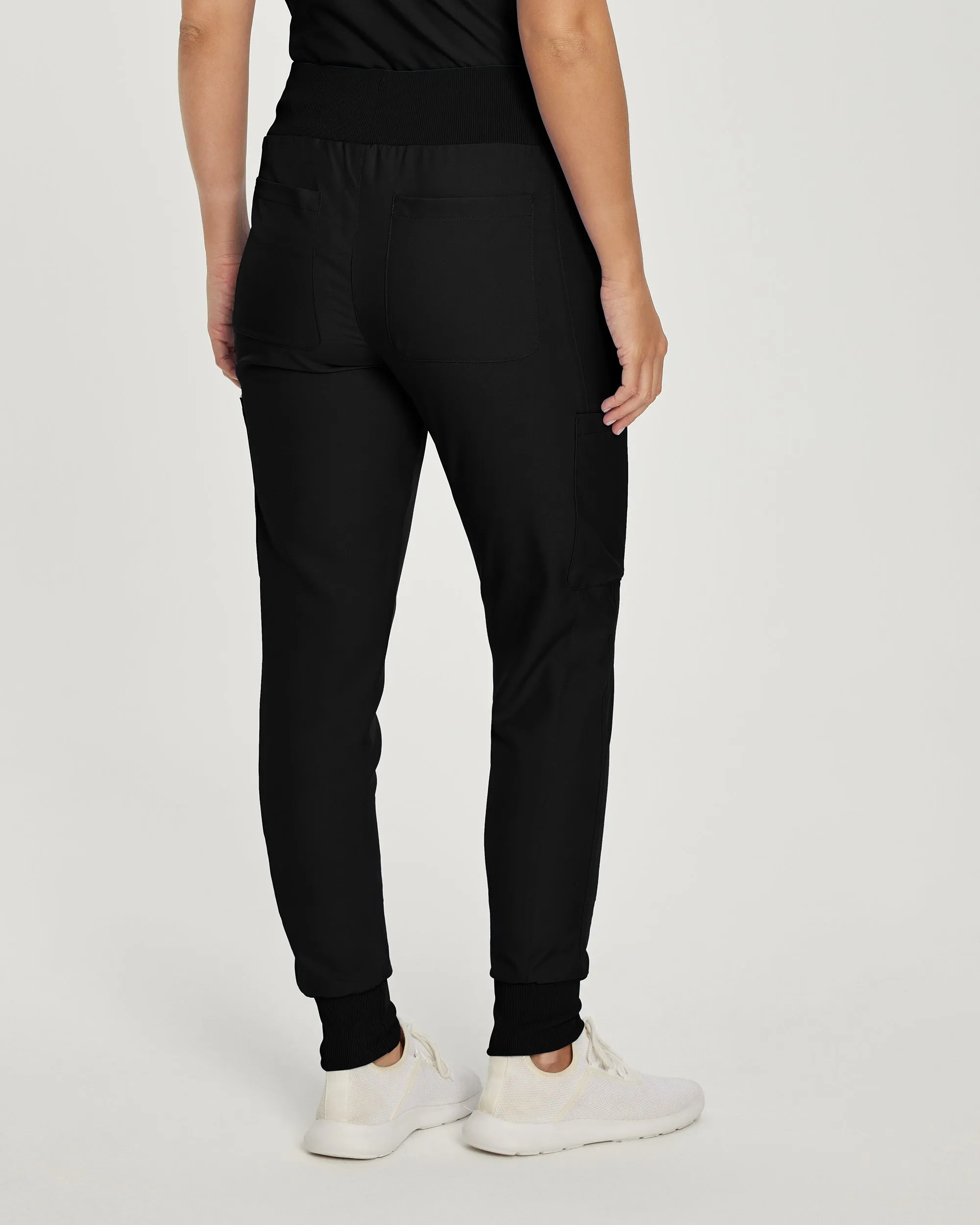 Forward LB401 Women's Jogger Scrub Pants Black