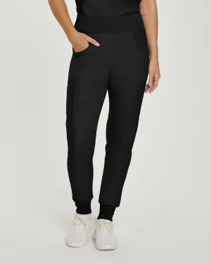 Forward LB401 Women's Jogger Scrub Pants Black