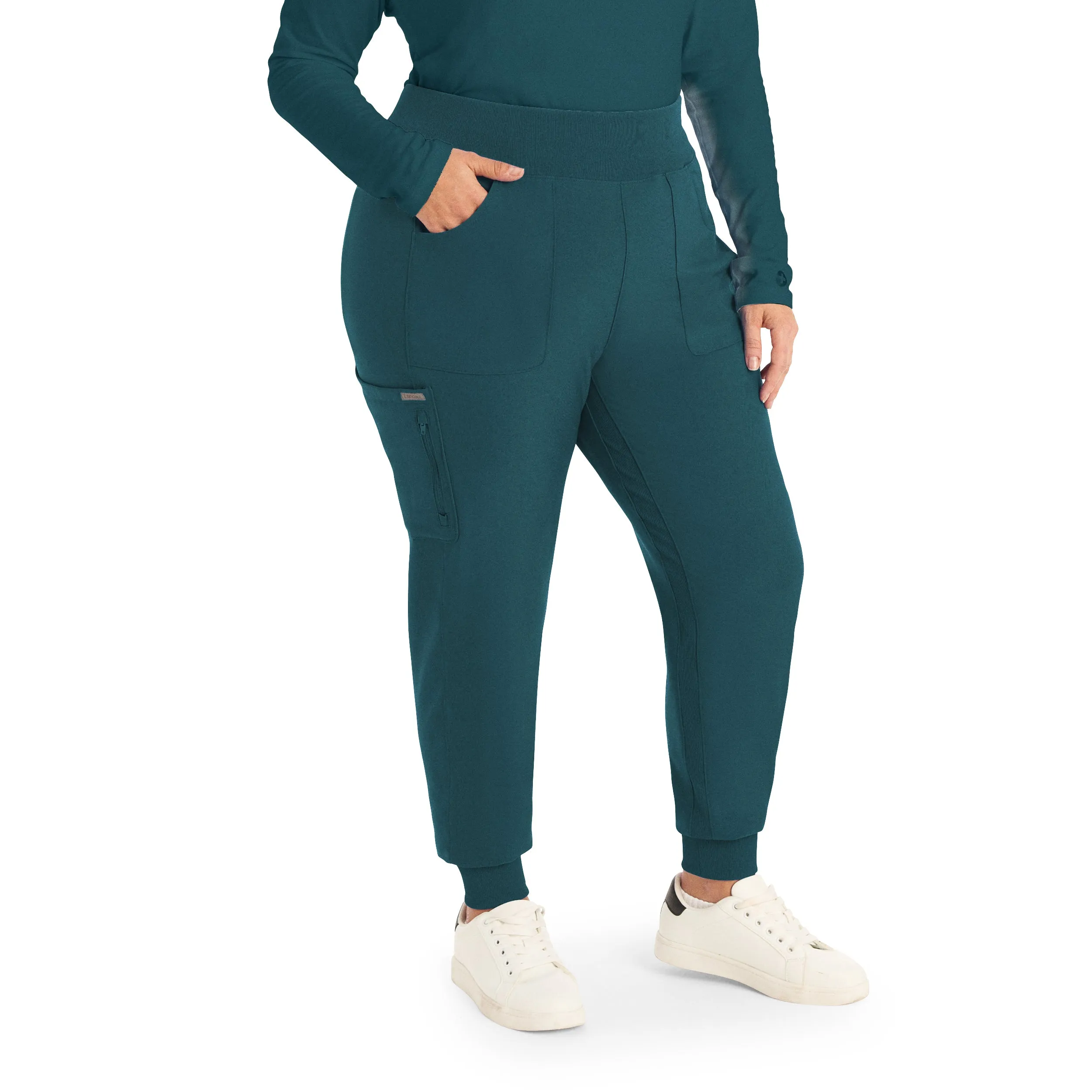 Forward LB401 Women's Jogger Scrub Pants Caribbean