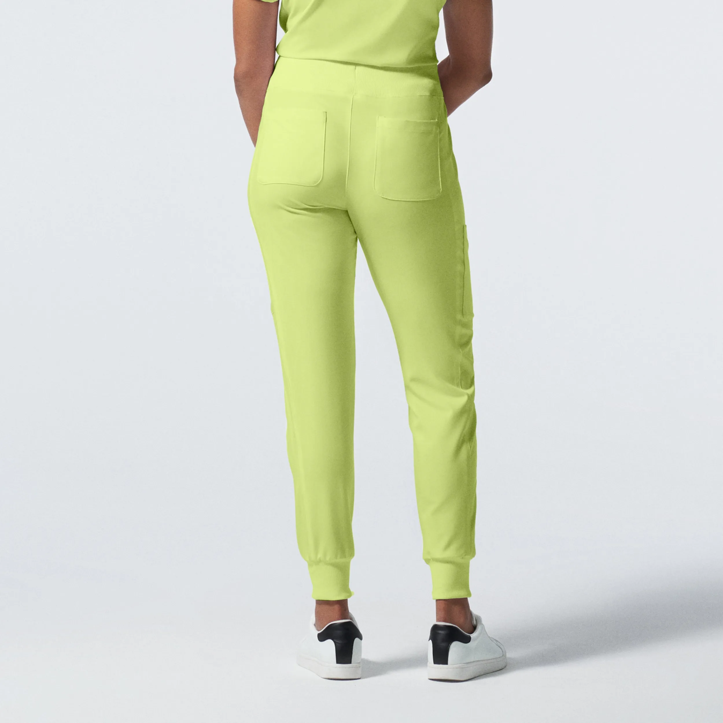 Forward LB401 Women's Jogger Scrub Pants Citron