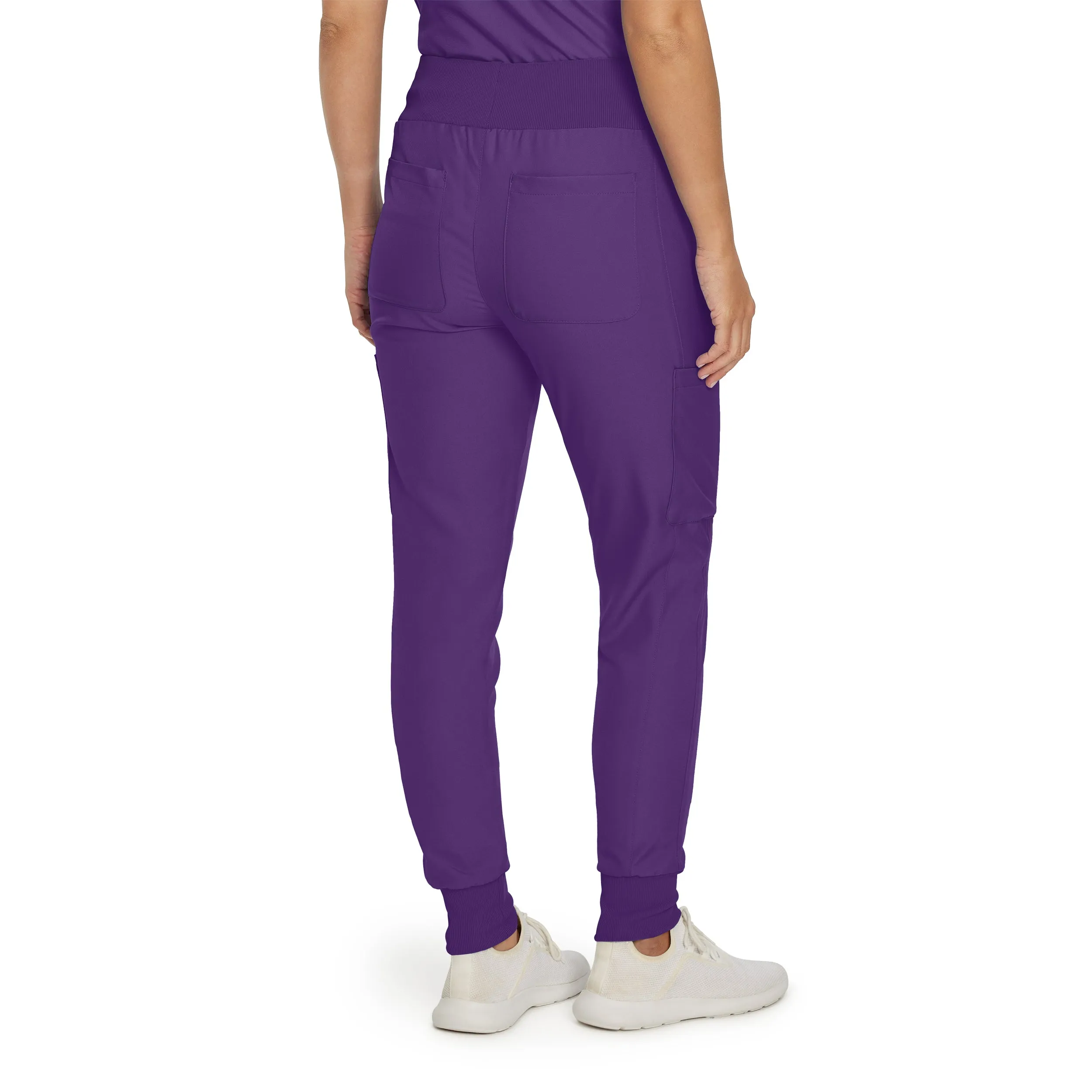 Forward LB401 Women's Jogger Scrub Pants Eggplant