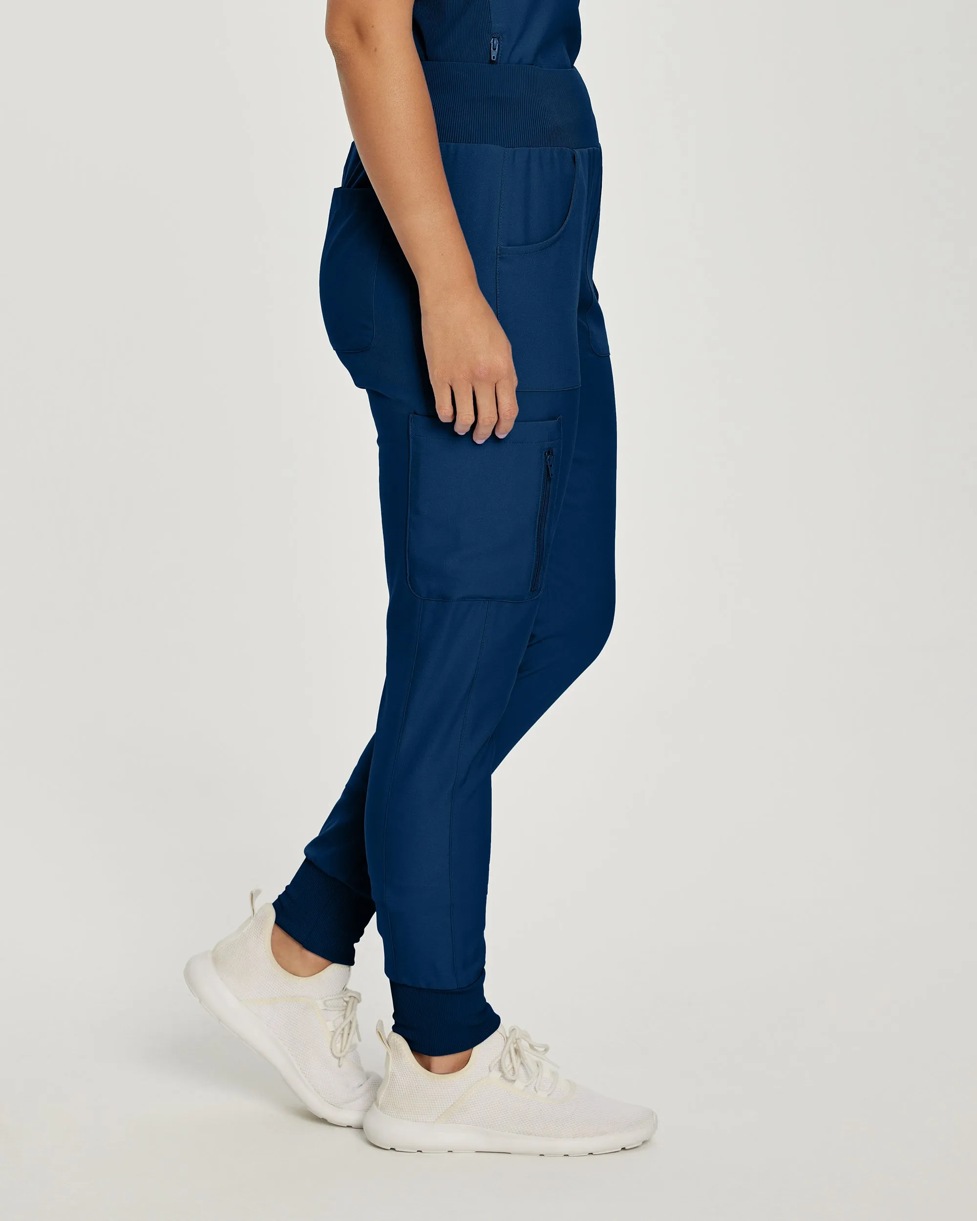 Forward LB401 Women's Jogger Scrub Pants Navy