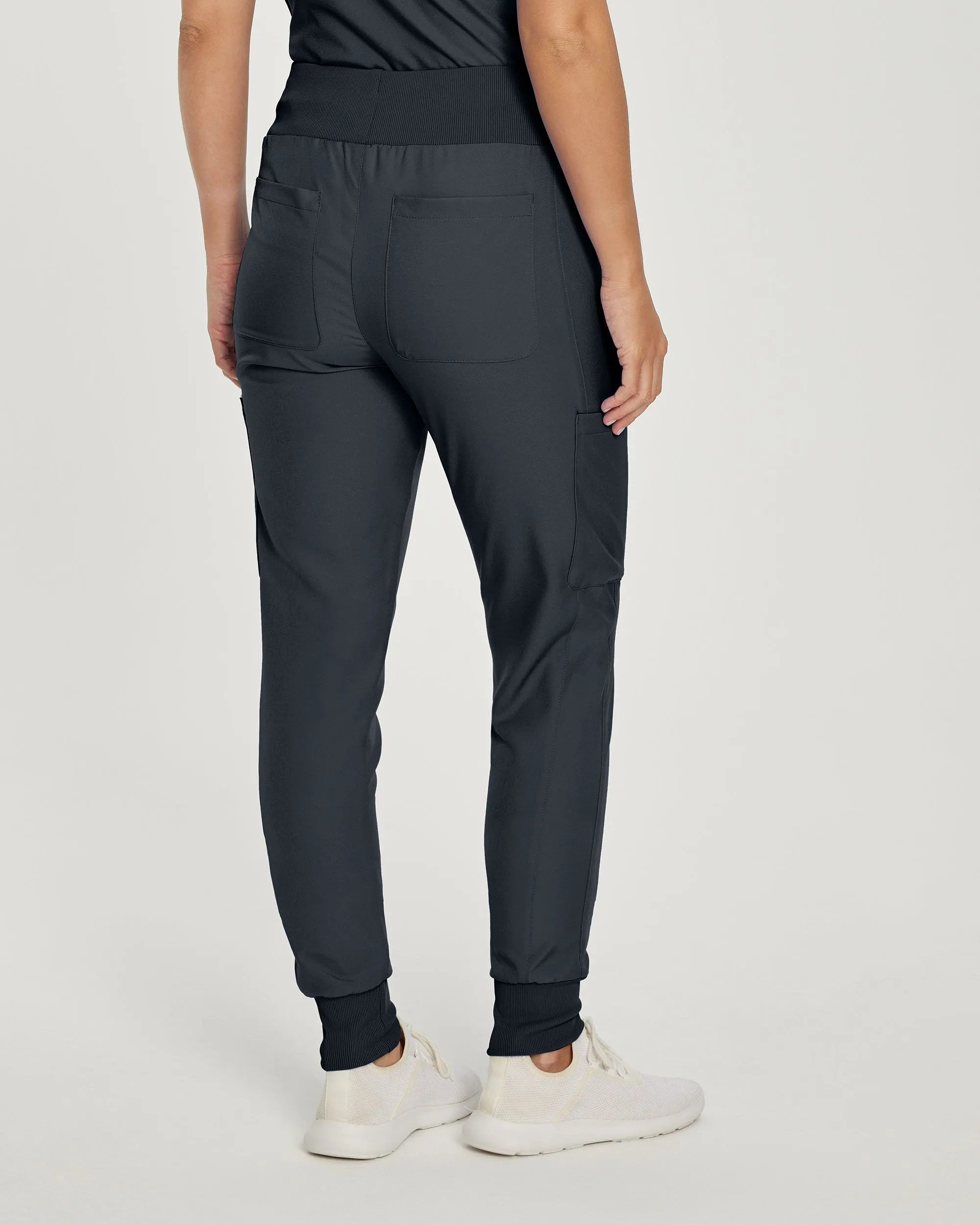 Forward LB401 Women's Jogger Scrub Pants Pewter