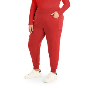 Forward LB401 Women's Jogger Scrub Pants Red