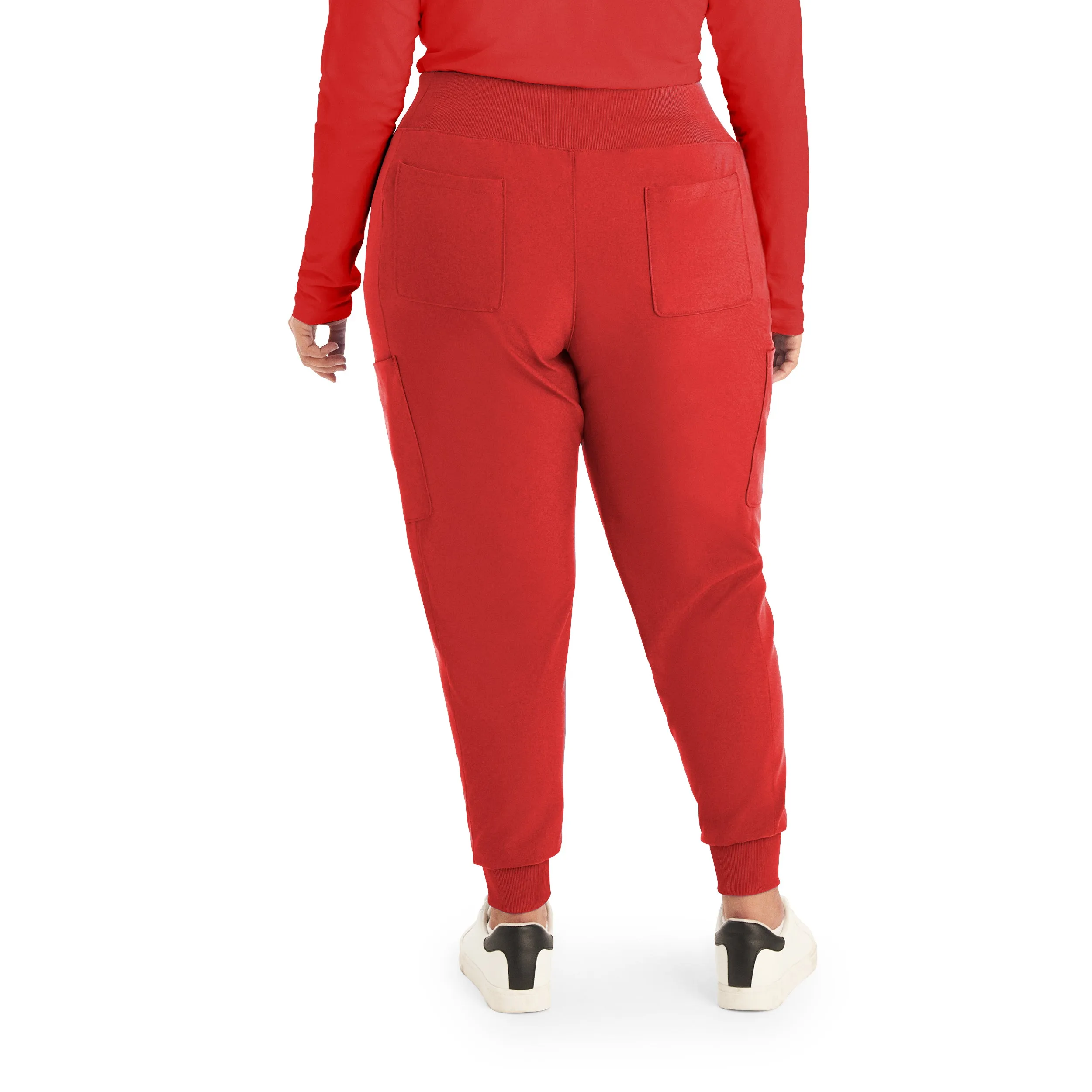 Forward LB401 Women's Jogger Scrub Pants Red