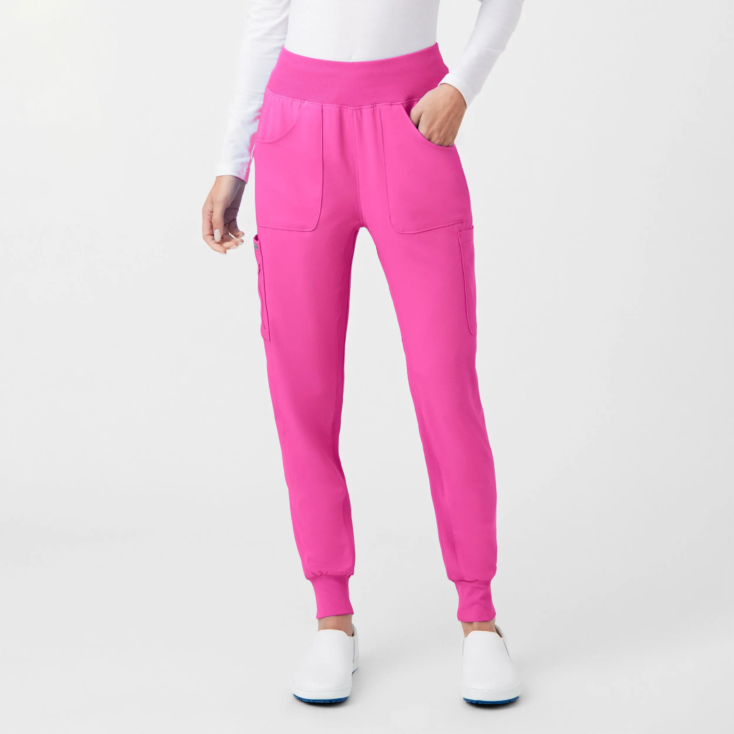 Forward LB401 Women's Jogger Scrub Pants Rose Violet