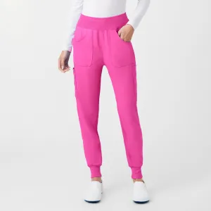 Forward LB401 Women's Jogger Scrub Pants Rose Violet