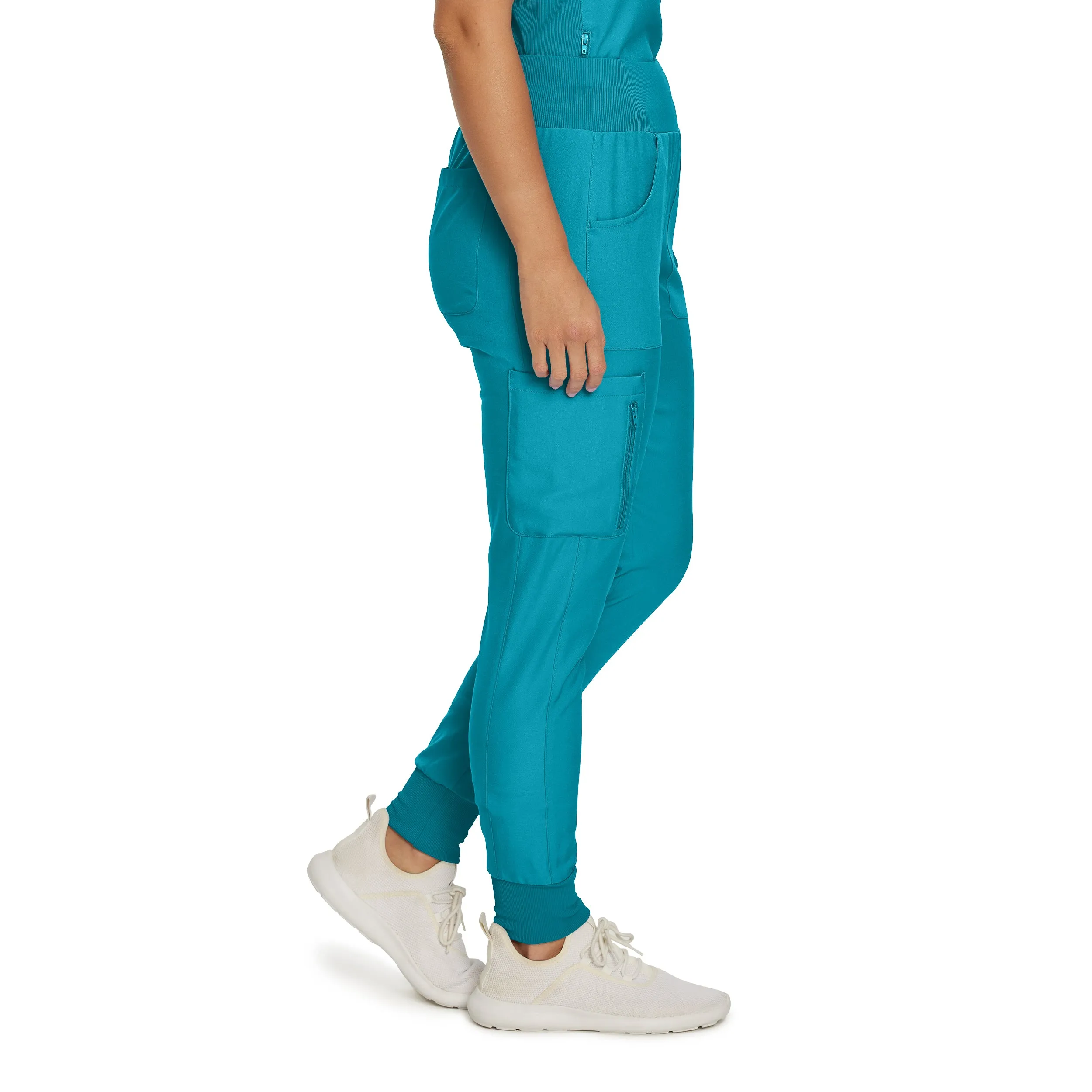 Forward LB401 Women's Jogger Scrub Pants Teal