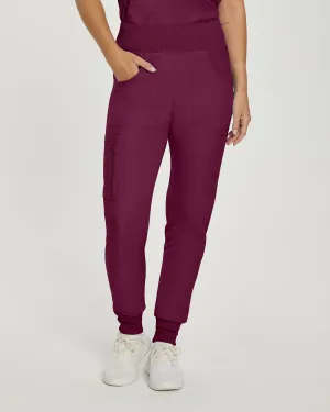 Forward LB401 Women's Jogger Scrub Pants Wine