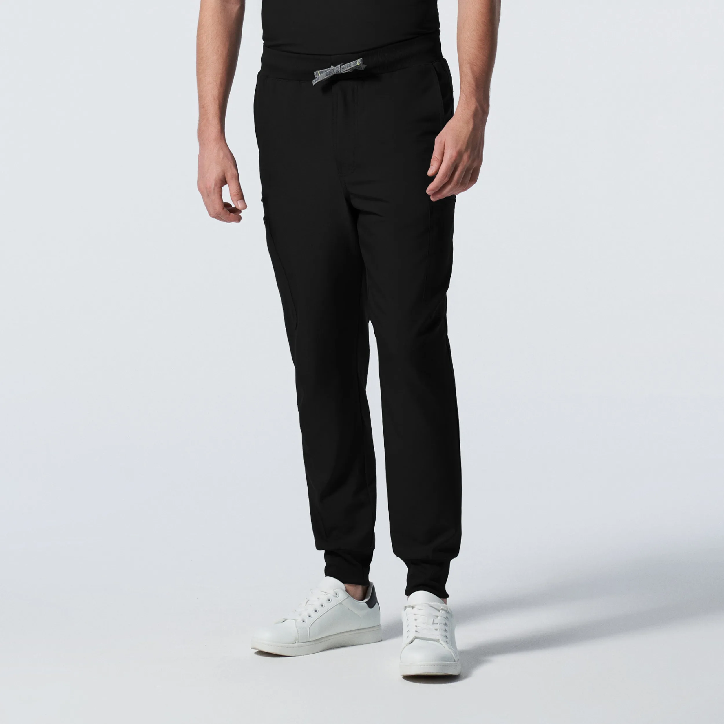 Forward LB409 Men's Jogger Scrub Pants Black