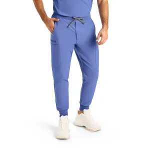Forward LB409 Men's Jogger Scrub Pants Ceil Blue
