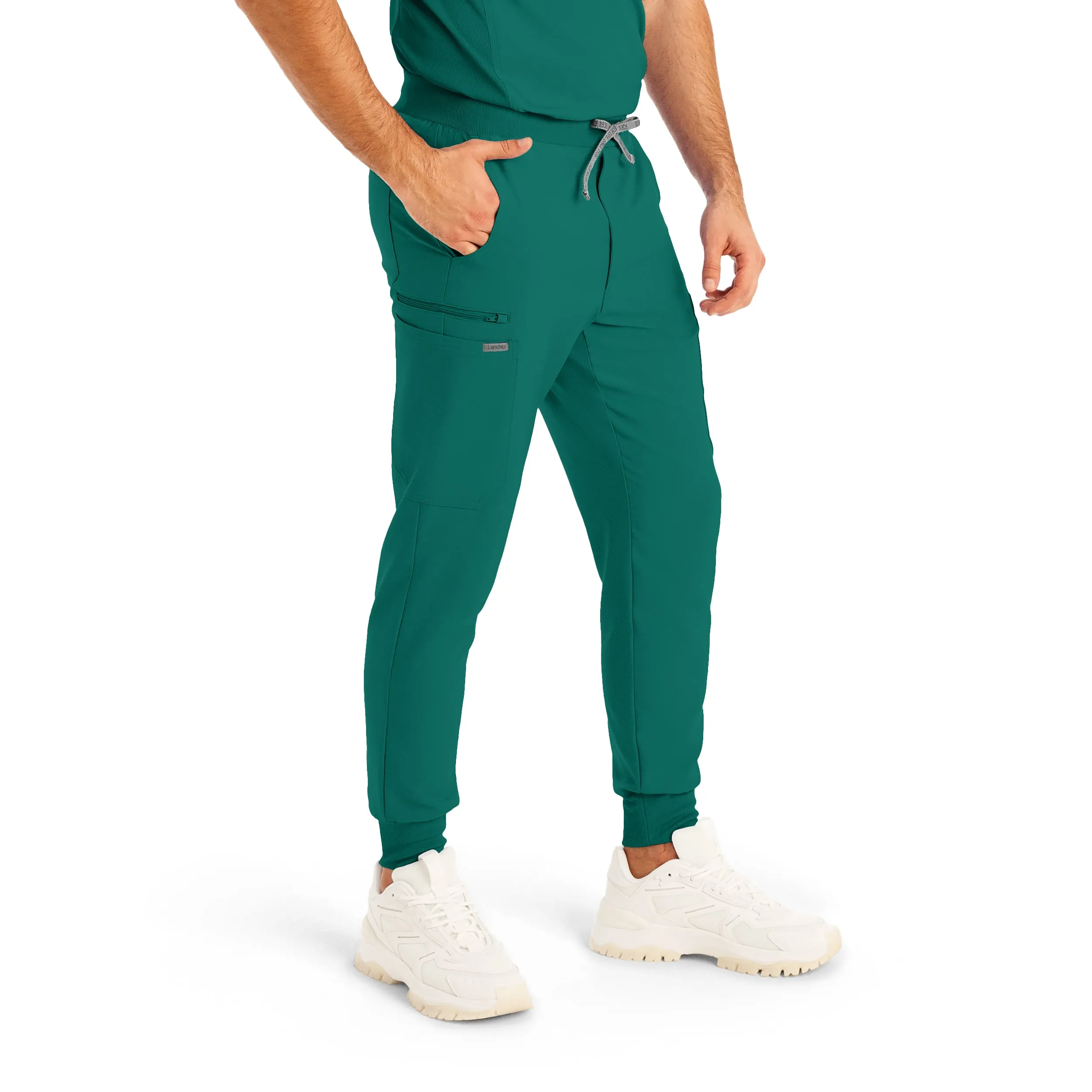 Forward LB409 Men's Jogger Scrub Pants Hunter