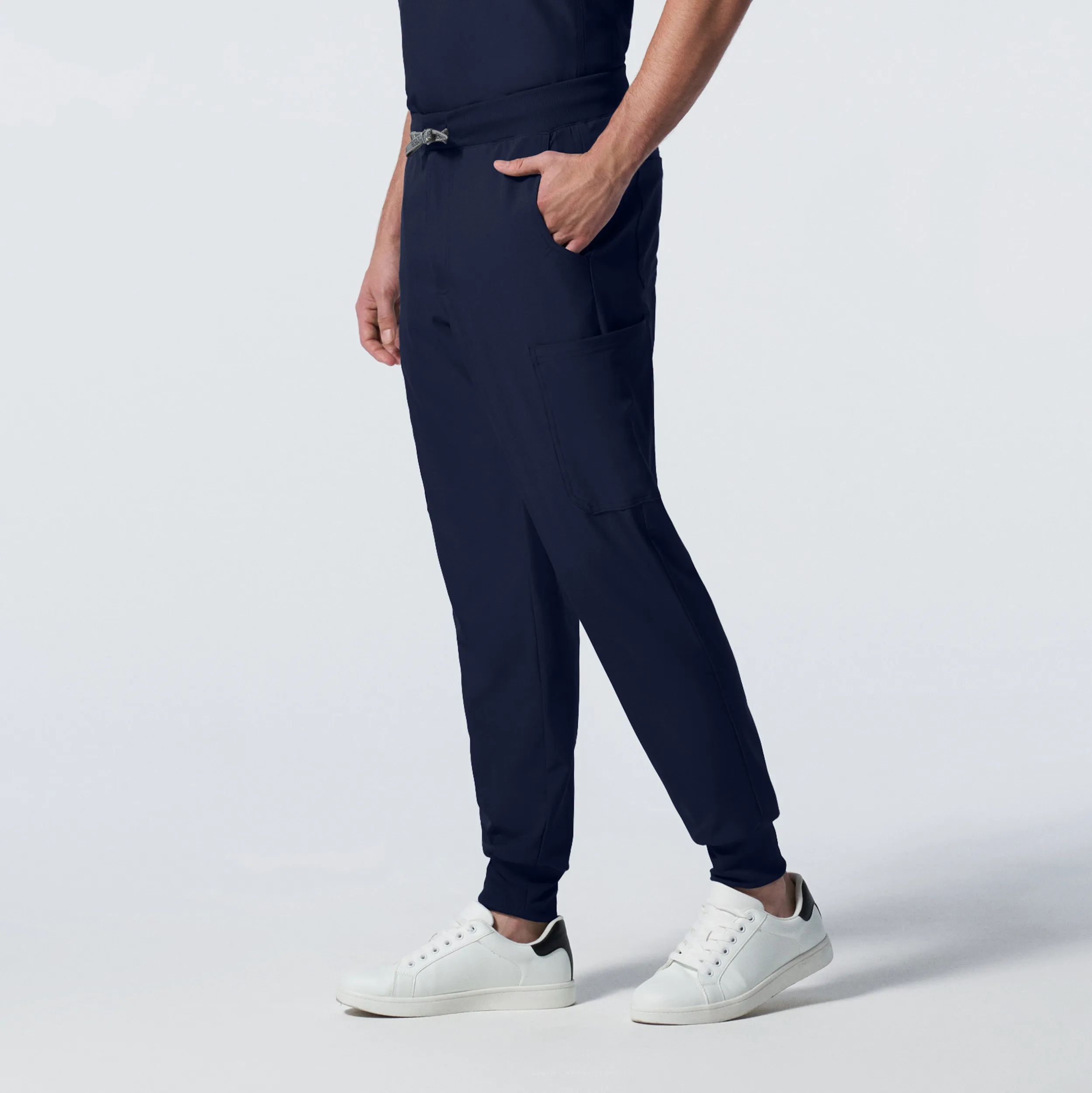 Forward LB409 Men's Jogger Scrub Pants Navy