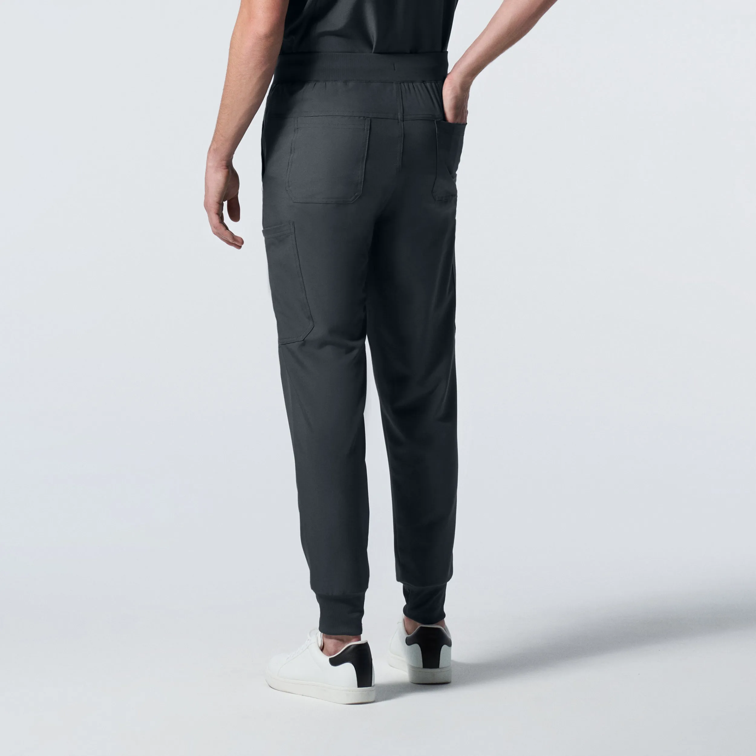 Forward LB409 Men's Jogger Scrub Pants Pewter