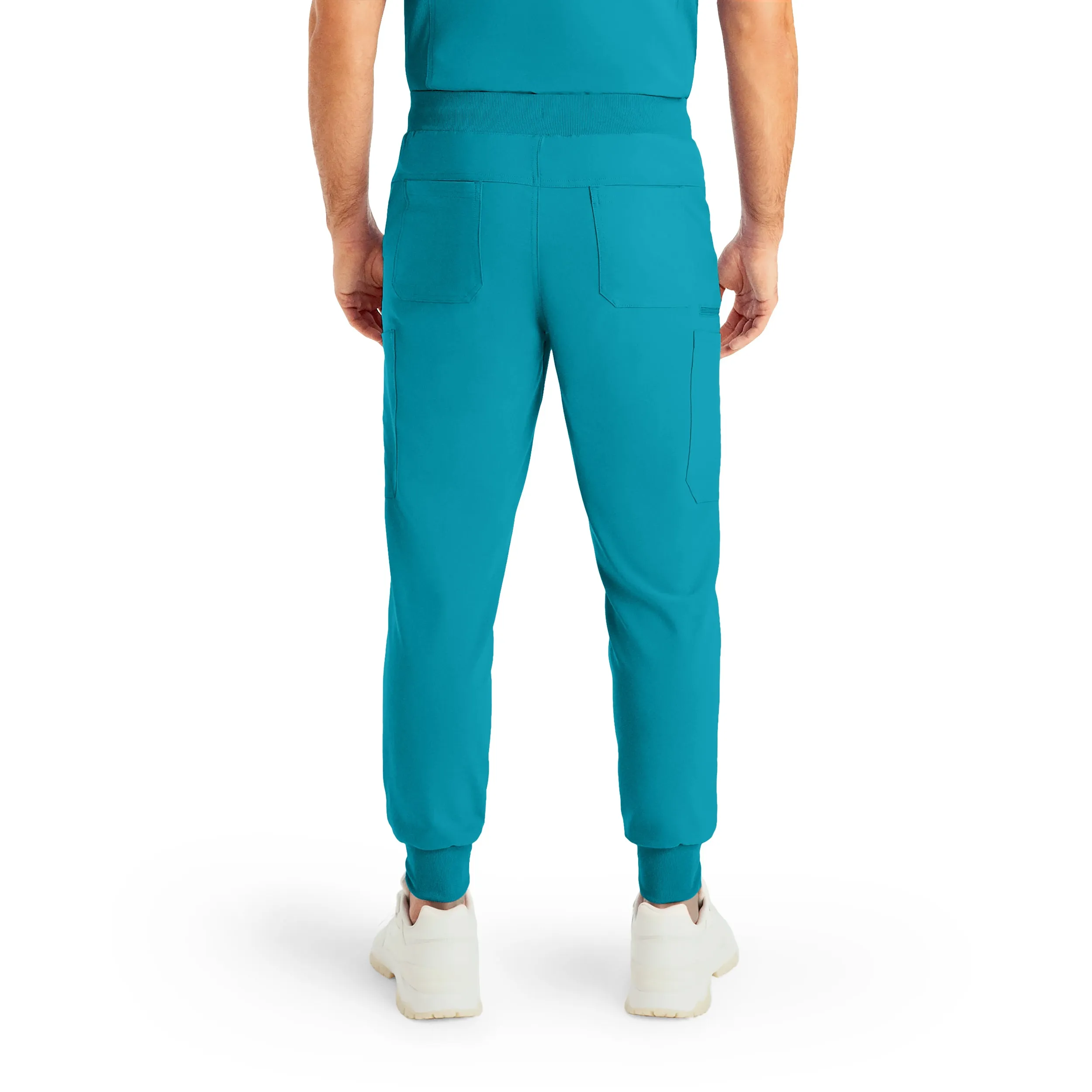 Forward LB409 Men's Jogger Scrub Pants Teal