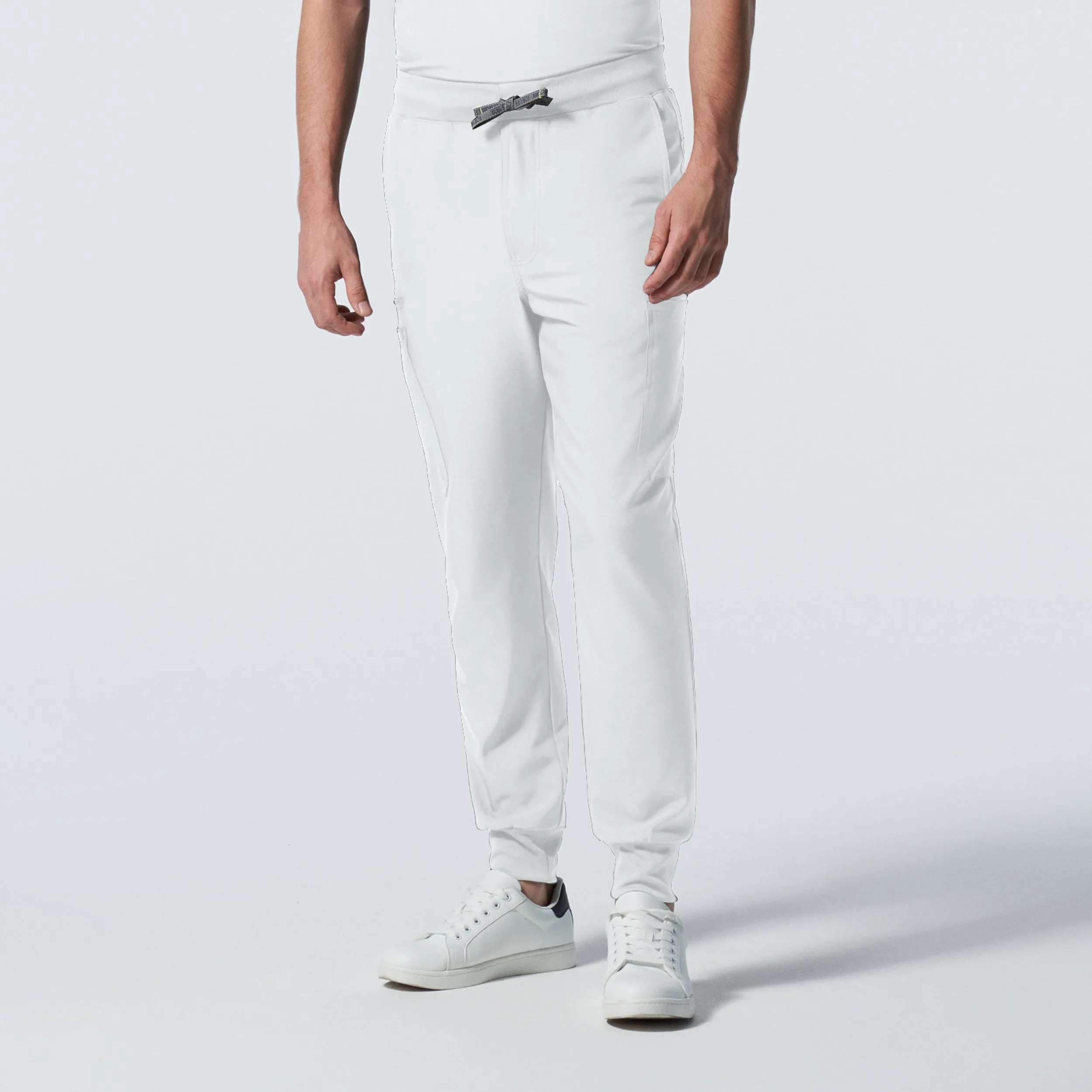 Forward LB409 Men's Jogger Scrub Pants White