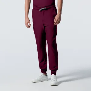 Forward LB409 Men's Jogger Scrub Pants Wine