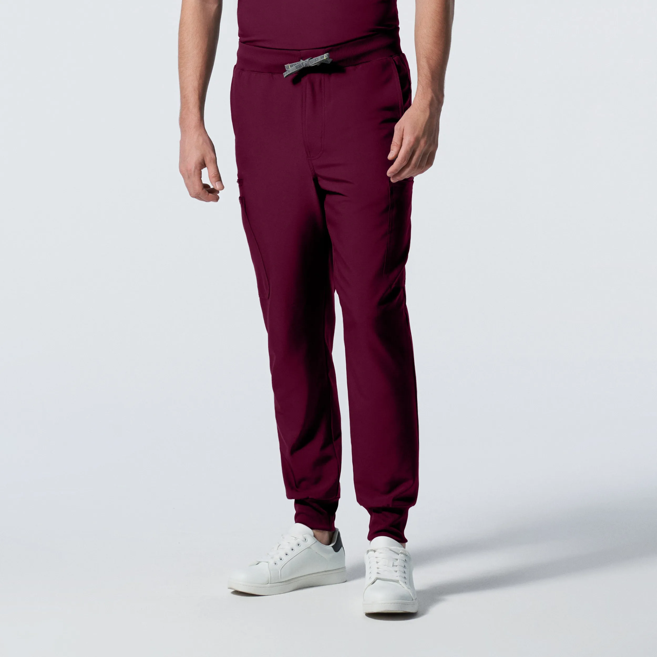 Forward LB409 Men's Jogger Scrub Pants Wine
