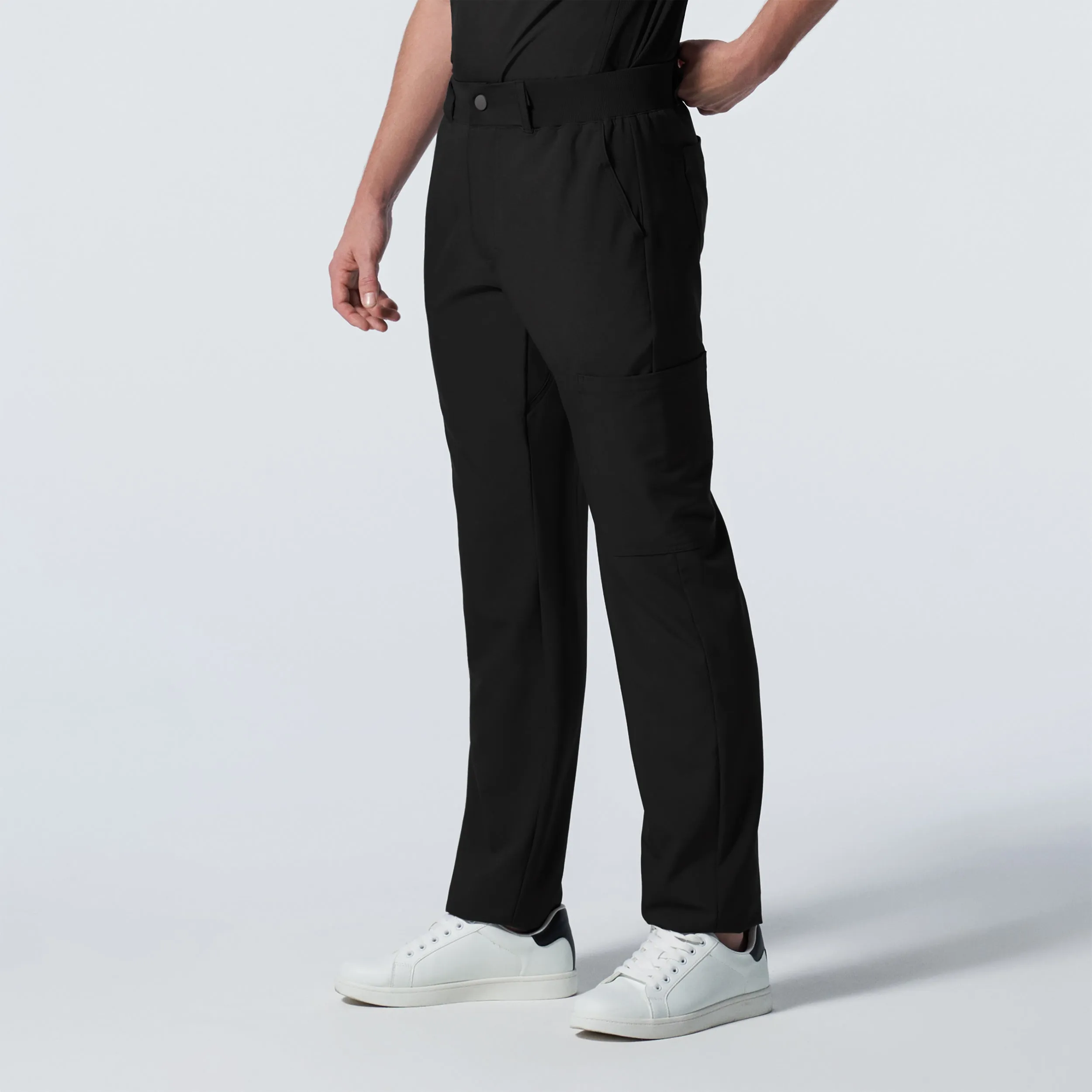 Forward LB410 Men's Cargo Scrub Pants Black
