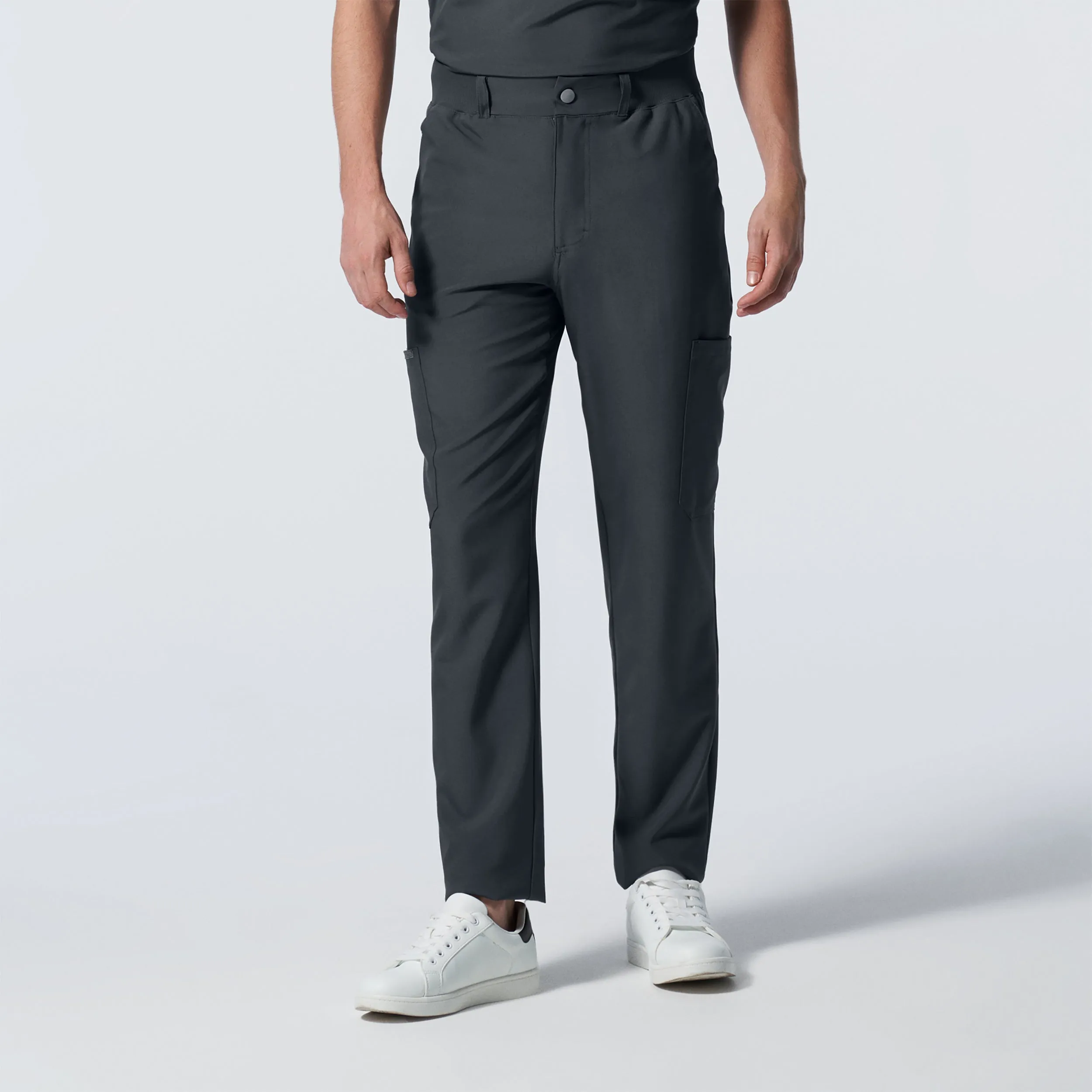 Forward LB410 Men's Cargo Scrub Pants Pewter
