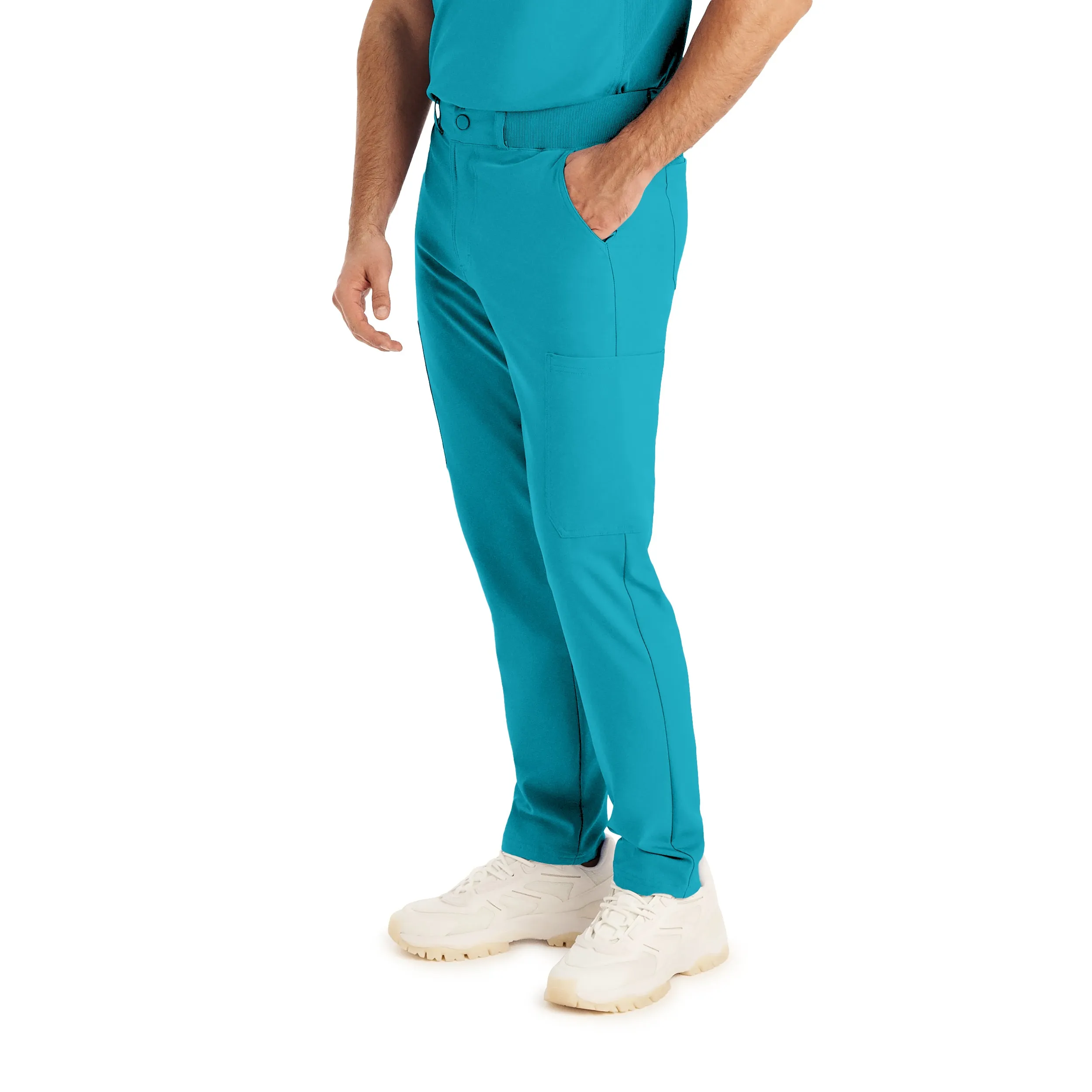 Forward LB410 Men's Cargo Scrub Pants Teal
