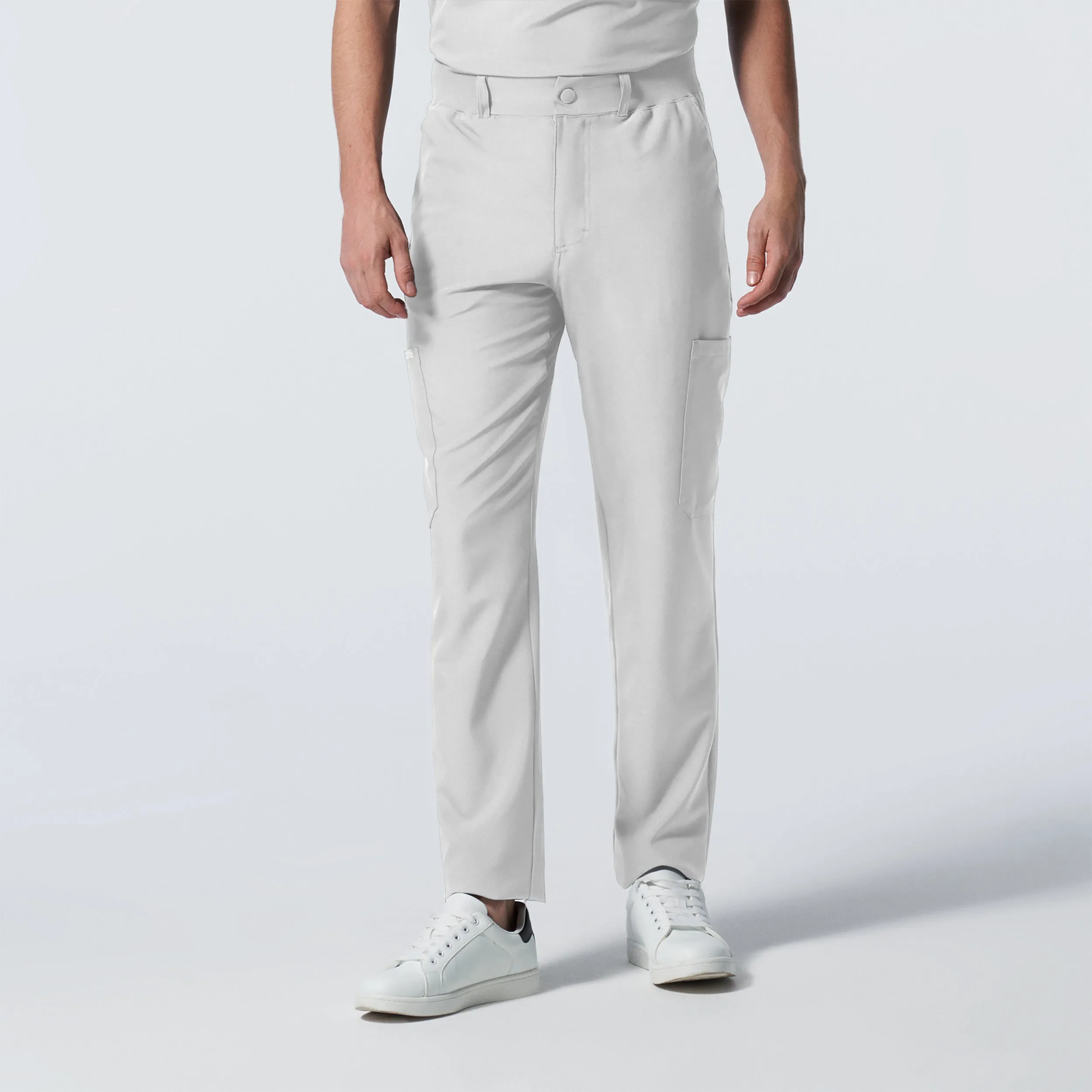 Forward LB410 Men's Cargo Scrub Pants White