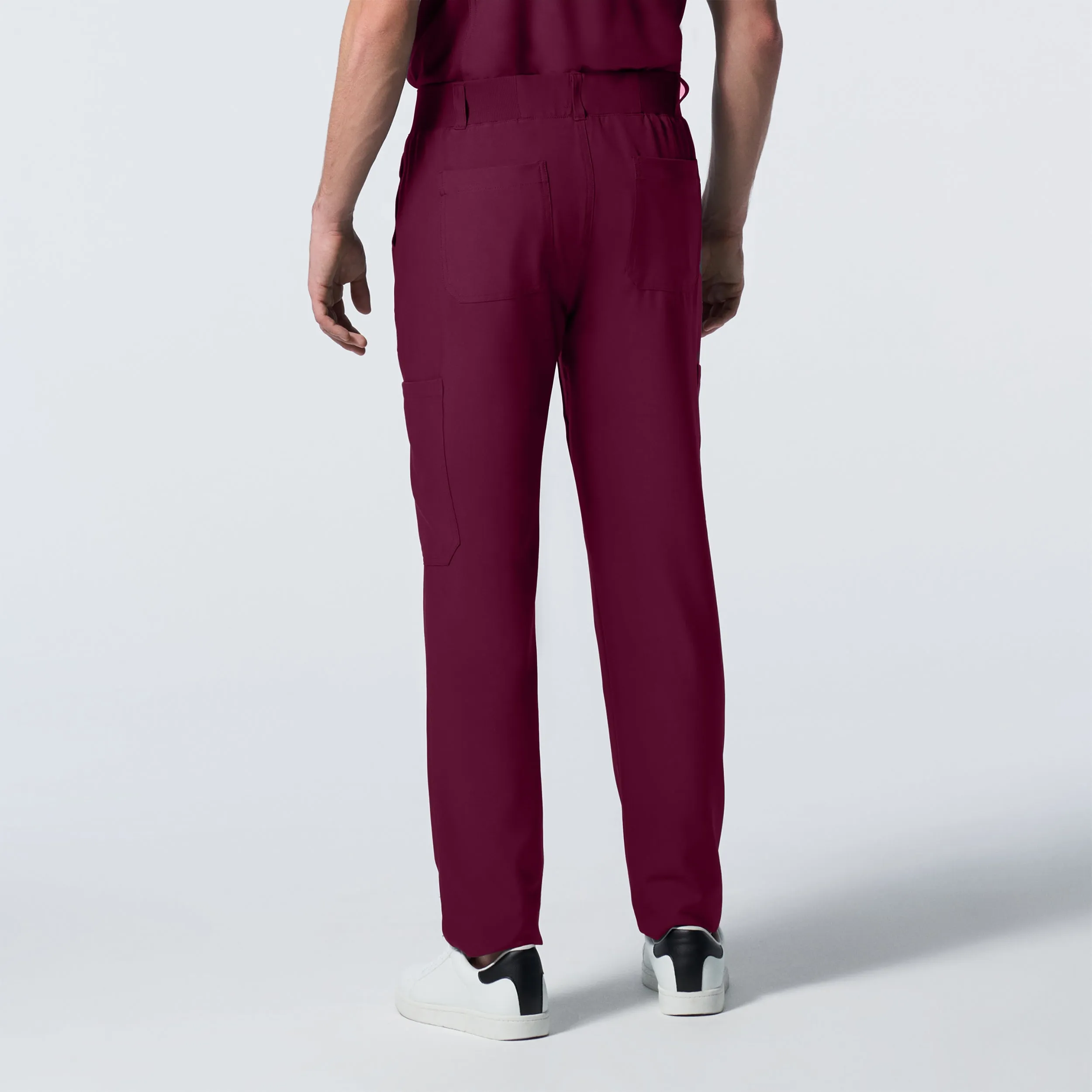 Forward LB410 Men's Cargo Scrub Pants Wine