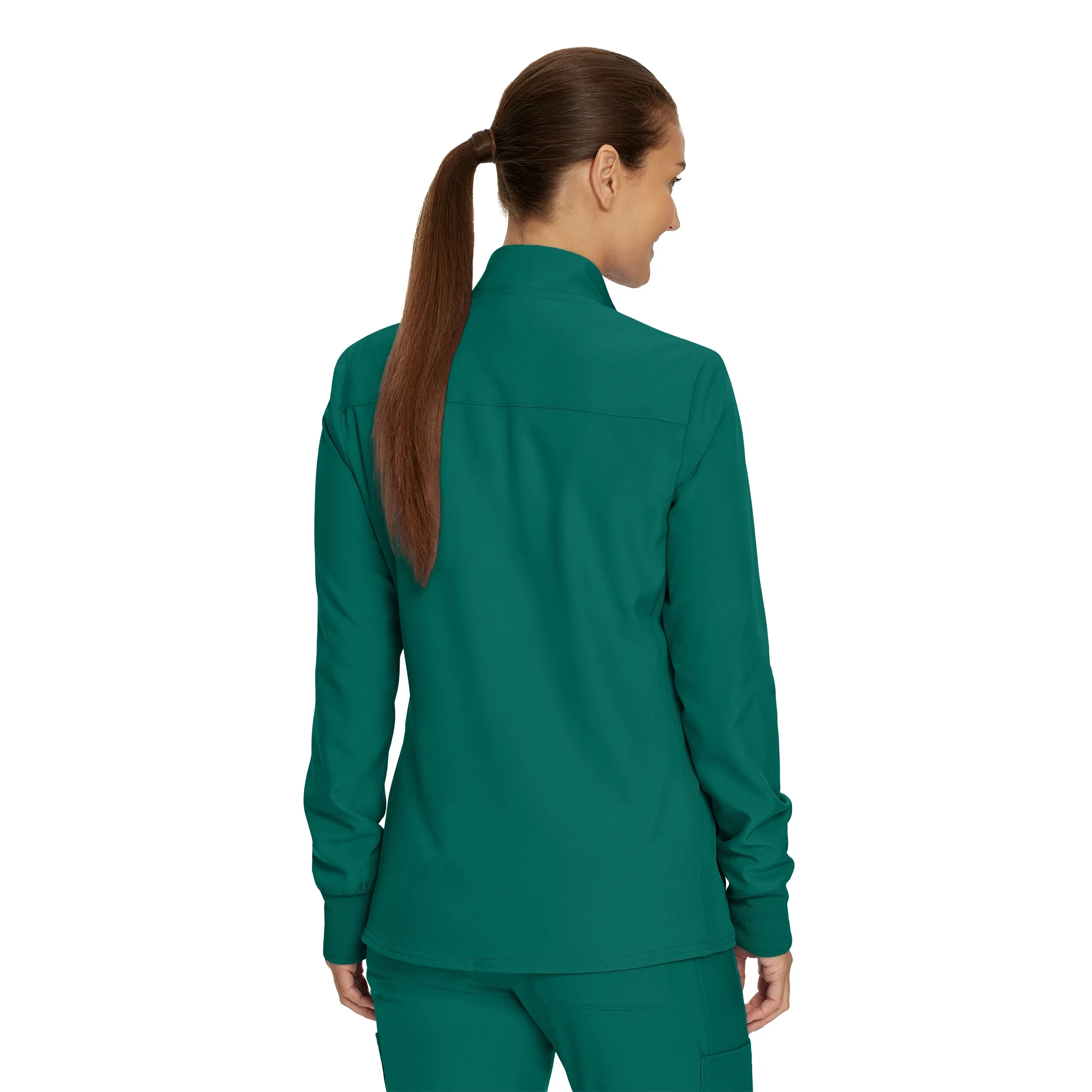 Forward LJ700 Women's 3 Pocket Scrub Jacket Hunter