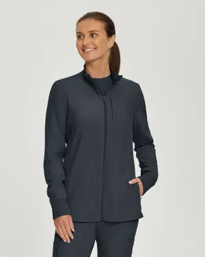 Forward LJ700 Women's 3 Pocket Scrub Jacket Pewter