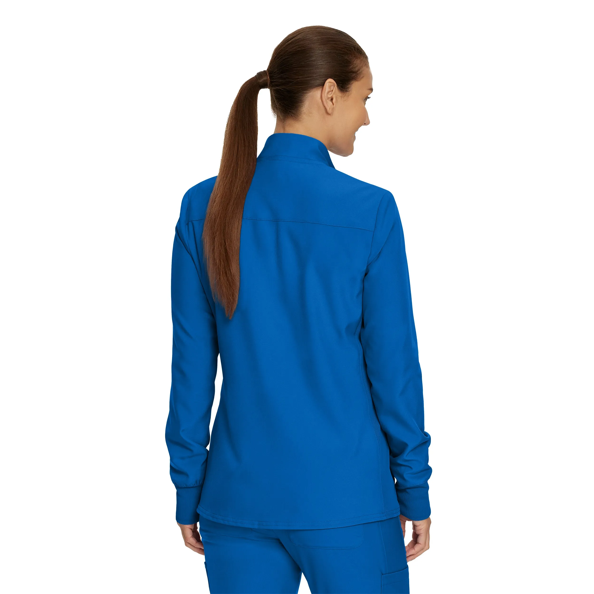 Forward LJ700 Women's 3 Pocket Scrub Jacket Royal