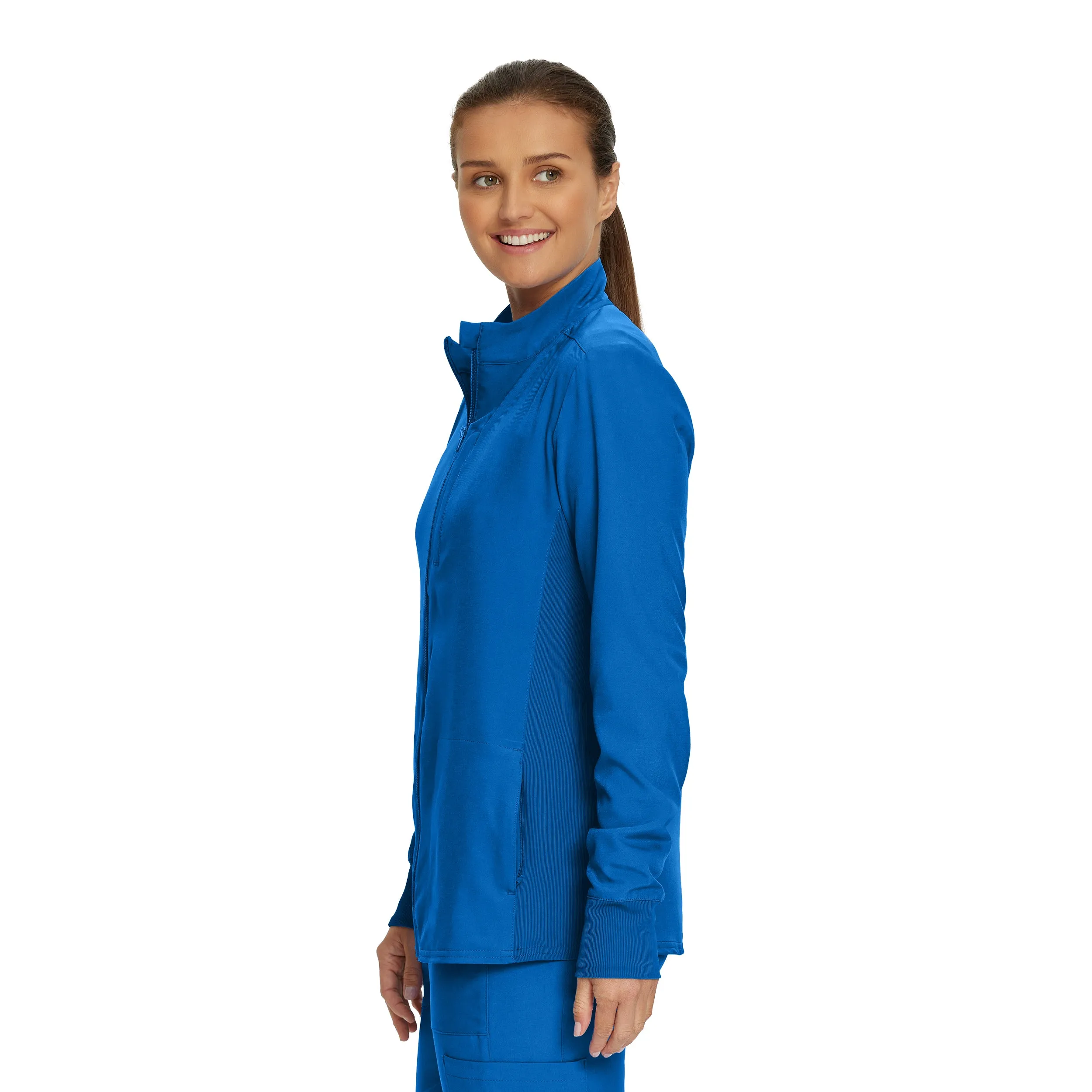 Forward LJ700 Women's 3 Pocket Scrub Jacket Royal