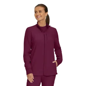 Forward LJ700 Women's 3 Pocket Scrub Jacket Wine