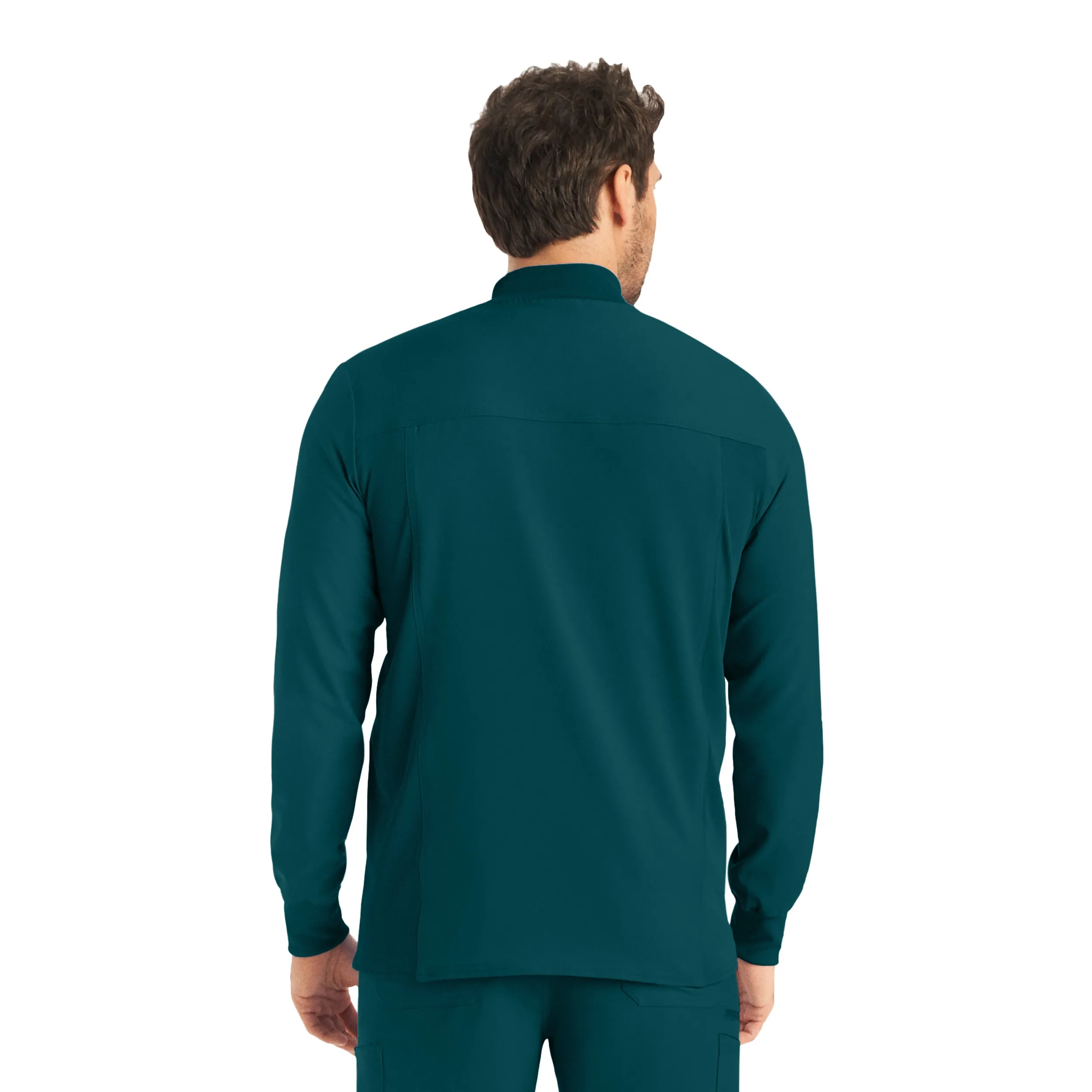 Forward LJ703 Men's 3 Pocket Scrub Jacket Caribbean