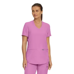 Forward LT100 Women's 3 Pocket V Neck Scrub Top Bella Rosa