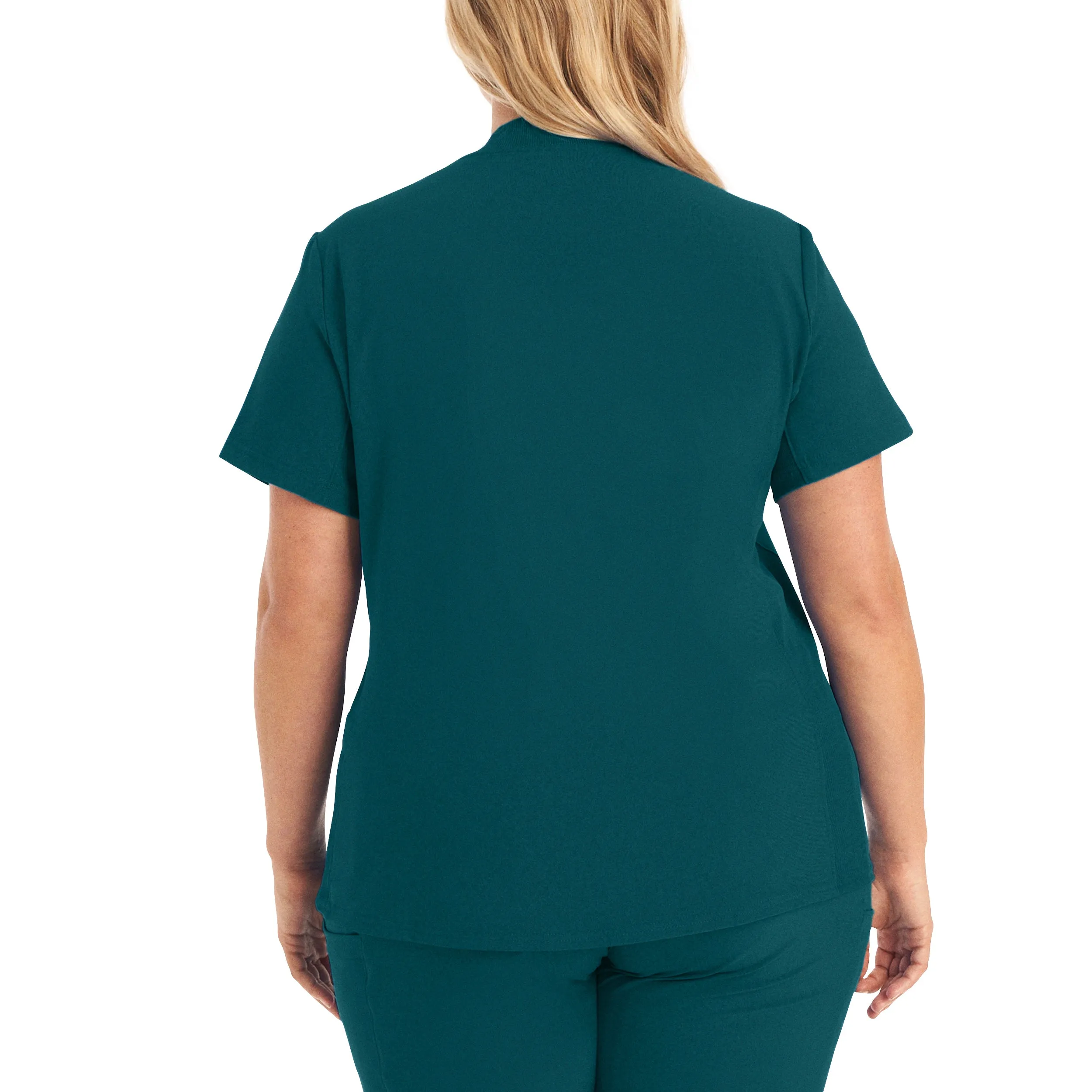 Forward LT100 Women's 3 Pocket V Neck Scrub Top Caribbean