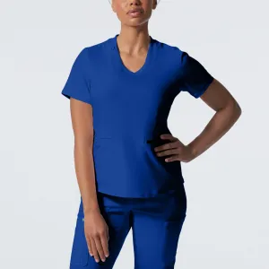 Forward LT100 Women's 3 Pocket V Neck Scrub Top Galaxy