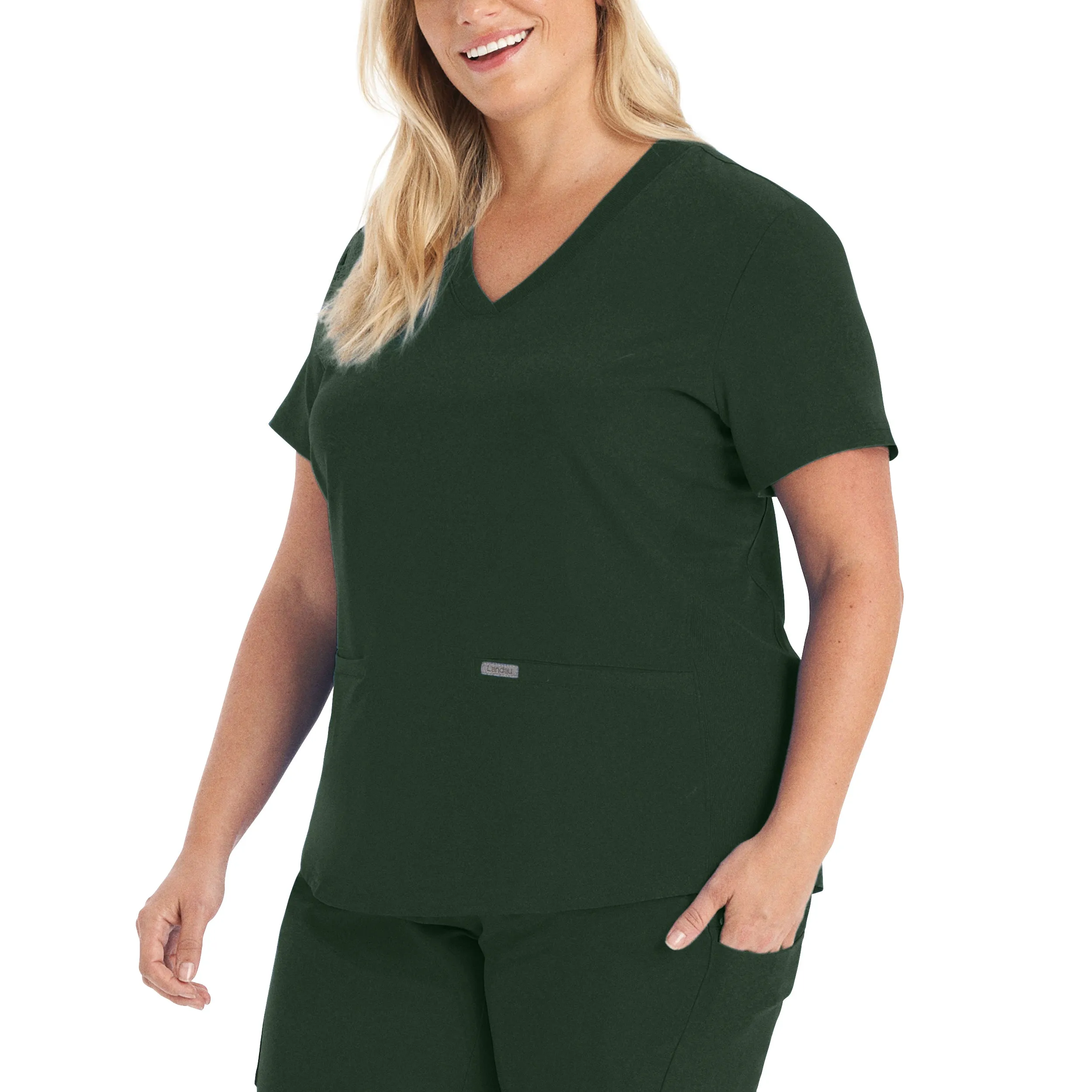 Forward LT100 Women's 3 Pocket V Neck Scrub Top Mountain View
